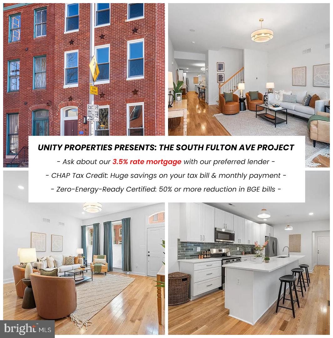 Experience the charm of historic Union Square in this expertly reimagined three-story
rowhouse, part of a premier 20-home restoration project led by Unity Properties. Spanning
over 2,200 square feet, these townhouse-style residences offer a sophisticated blend of
contemporary luxury and versatile living. The interior boasts an airy, sun-drenched atmosphere
defined by soaring ceilings and an expansive open-concept layout. Every detail has been
thoughtfully curated, from the gourmet kitchens featuring sleek stainless steel appliances and
designer fixtures, to the three spacious bedrooms and 2.5 high-end bathrooms. Outside, you
can relax or host guests within your secluded, fenced rear yard.
This property provides a highly accessible path to homeownership: every home is eligible for a
3.5% interest rate mortgage through our lending partner (ask your agent for more information!)
Through our partnerships, the homes also offer at least $10,000 in forgivable down payment
assistance alongside eligibility for several other large city grants. Beyond the financial
incentives, these homes are Zero-Energy-Ready Certified, a standard that can reduce your
monthly utility expenses by as much as 60%. Residents also benefit from the CHAP tax credit,
which provides thousands in annual savings on property taxes for years to come.
As a premier offering from Unity Properties—a nonprofit developer focused on neighborhood
revitalization—these homes represent an investment in both your future and the community.
With 11 units already complete and 9 more currently in progress, buyers can join a brand-new,
growing community of like-minded homeowners. We invite you to join the transformation of
Union Square by scheduling a private tour or visiting one of our upcoming open houses. Agents
are encouraged to review the private remarks for further details.
NOTE: images may showcase model homes or previous completions to illustrate finishes and layouts.