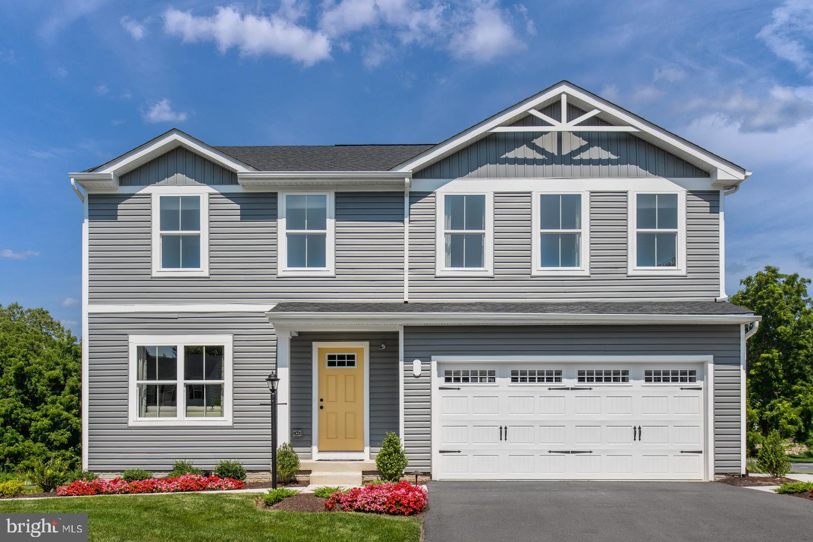 Welcome to the TO BE BUILT CEDAR at Cardinal Pointe! This 4 bedroom / 2.5 bathroom home includes a new home warranty, a spacious backyard, all included appliances, included washer and dryer, and not to mention gorgeous views! The Cedar single-family home blends function and elegance. Enter the foyer and head to the great room, which flows effortlessly into the gourmet kitchen with a spacious island, and the dining area. Beyond that, a hall leads to a powder room and flex space that can be converted into a home office, hobby room, or extra play space. Upstairs 3 of the 4 bedrooms boast walk in closets. Your laundry room is placed conveniently upstairs and includes your new washer and dryer. Your luxurious owner's suite features lots of living space, a huge walk-in closet, and a double vanity bath. A basement is optional depending on homesite. The Cedar is must-see!
Explore Cardinal Pointe Today - Spring Mills school district, 1 mile off I-81, and less than 20 minutes from Hagerstown. Closing Assistance Available with Use of Sellers Preferred Lender. Lot premiums may apply. Other floorplans and homesites are available. Photos are representative. Come and visit the model at: 181 Sanctuary Drive, Hedgesville, WV 25427