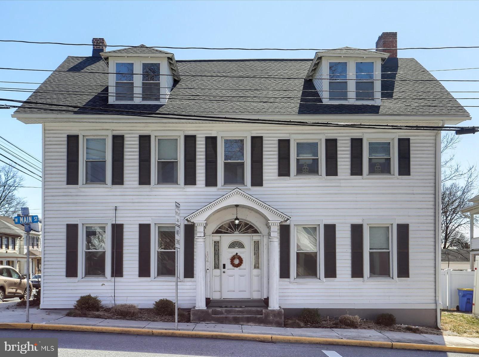 Please see our Virtual Tour...click on icon @ top of Listing Sheet under the address that says, "Virtual Tour".

Historical Background:  
Documents from the turn of the century show this house, which was built in 1870, as part of the Springer Estate. In 1922 it became the property of Ira R. Springer and his wife, Rachel Fielding Hutchinson Springer. Rachel, a playwright and local theater director, was the daughter of Charles Henry Hutchinson, author of Chronicles of Middletown, and a direct descendant of George Fisher, Middletown’s founder. Since Rachel’s death in 1952, the house has had a variety of owners. In recent years it underwent back-to-back foreclosures. The bright and cheery home was purchased in 2008 by Dana Elzi who has renovated much of spacious interior, replaced its many windows, and made it cozy with a blanket of insulation and a modern
heating system.

Home Description:  
Welcome to this stunning 2-story historical colonial home in Middletown. You will fall in love with the quality and charm that this large, 3500+ sq. ft. living space provides for you. The open floor plan with bright and sun-filled rooms boasts quality and character as you first walk through the front door. You will appreciate the majestic columns, crown molding and hardwood floors. Soak in and notice the detail and history that embraces this home! You will enter the formal living room with a library and go through the hallway to a formal dining room that joins the fabulous, remodeled kitchen. It has granite countertops, stainless-steel appliances and a beautiful kitchen island. Then segway through this gorgeous kitchen to a large, comfortable family room! Plus, there is a full bath on the first floor! There is a side entrance door from Spring Street as well as another entrance from the driveway. In addition, there is a chairlift to the second floor which will make life easy for all members of the family regardless of age. The second floor boasts 4 large bedrooms, 2 full bathrooms and even a balcony overlooking the rear yard. There’s also a fenced-in yard and a wraparound porch with tons of privacy that awaits you!!! It has off-street parking with your own driveway. Finally, there is a walk-up attic that is easy to access. The home is minutes from major highways to Harrisburg, Bus & Train Station, Hershey, HIA airport and the Penn State University, Middletown Campus.
Make your appointment now to see this lovely home with all its historical
charm!