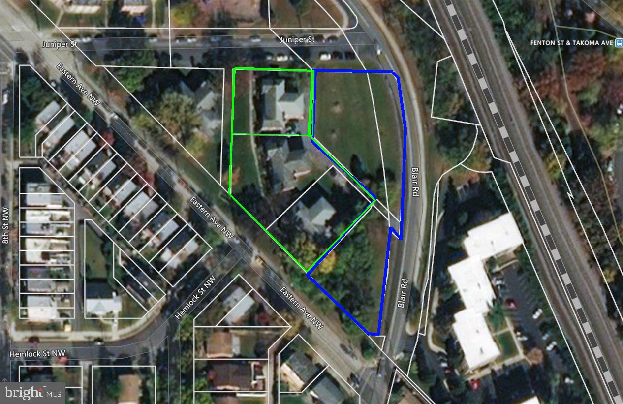 Developer’s Dream Opportunity – Prime Silver Spring Location

An exceptional development opportunity in Silver Spring, one of the most sought-after suburbs of Washington, D.C.. Zoned R-10, this property offers strong potential for residential development in a thriving economic hub.

Ideally situated near major retail and lifestyle amenities, including Whole Foods Market, downtown shopping centers, and a variety of restaurants and stores—all within proximity.

Convenient commuter access with approximately half a mile to Takoma Park Metro Station and easy access to Silver Spring Metro Station, making this an ideal location for future residents.

Property consists of three parcels:

District 13A/C – 02840761: 17,479 SF
District 13A/C – 00966215: 13,588 SF
District 13A/C – 02841151: 278 SF

Total combined land area: 31,345 SF

This is a rare opportunity to acquire multiple parcels in a high-demand area with strong growth potential