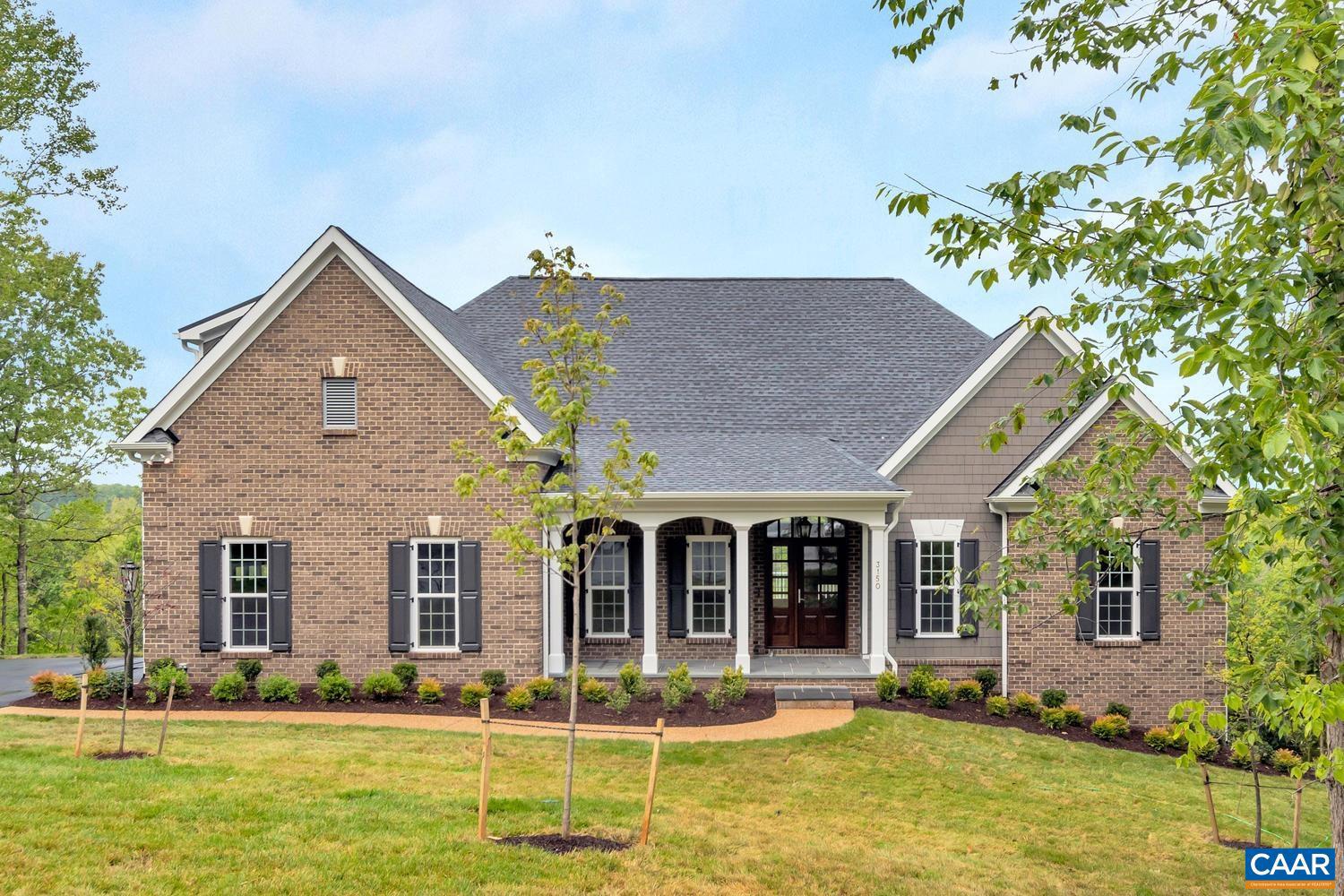 New Construction in established Arbor Park neighborhood (Earlysville) with Summer 2025 Completion! The highly sought after Newport plan offers a light-filled main level with a private study, spacious owner's wing, inviting great room, upgraded kitchen, dining room, two secondary bedrooms with a full bath to share, 2-Car side load Garage & oversized Trex deck. The walkout basement with finished rec room, bedroom and full bath provide additional SF and entertaining spaces giving a terrace level feel with an abundance of natural light, plus great storage areas and easy to access mechanicals! Quality included features throughout like 2x6 exterior walls, custom Mahogany front door, Gas Log Fireplace, wood shelving throughout, 15 SEER HVAC with separate zones, plus much more. With the ability to adjust the plans and make interior selections alongside our talented Design Coordinator, there's so much opportunity to design the house you love! No construction loan needed - Builder will collect a deposit and then fund the build so you can obtain a loan just like a resale purchase. Move in to your new, beautiful home Summer 2025!,Granite Counter,Maple Cabinets,Painted Cabinets,Wood Cabinets,Fireplace in Great Room