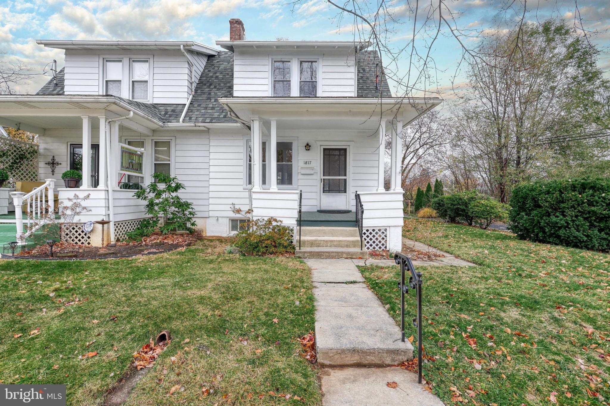 Charming, move in ready home located in the desirable Manor Section of New Cumberland! Enjoy tree lined streets, integrated sidewalks, and unbeatable access to Harrisburg, Hershey, York, and Mechanicsburg. Spend your weekends exploring the revitalized downtown district, home to shops, locally loved restaurants, and the historic West Shore Theater. This spacious two story residence offers exceptional curb appeal and sits on an outstanding homesite with mature landscaping. Classic architectural details and a welcoming covered porch set the tone as you step inside to find gleaming hardwood floors, energy efficient gas heat, and central air. Recent upgrades completed in 2025 include a new architectural roof and all new replacement windows. The charming kitchen features a ceramic tile backsplash, formica countertops, gas range, new LVP flooring, and a double window overlooking the expansive yard. Upstairs, you will find three generous bedrooms, plus a third floor bonus room perfect for a home office, gym, playroom, or craft room. A full basement with exterior access provides abundant storage, laundry hookups, and an additional half bath. Refrigerator, washer, and dryer are included. Experience the best of New Cumberland living, just minutes from the Susquehanna River, Yellow Breeches Creek, City Island, and countless recreational amenities. Move in ready and available for a quick close. Call today to schedule your private showing!