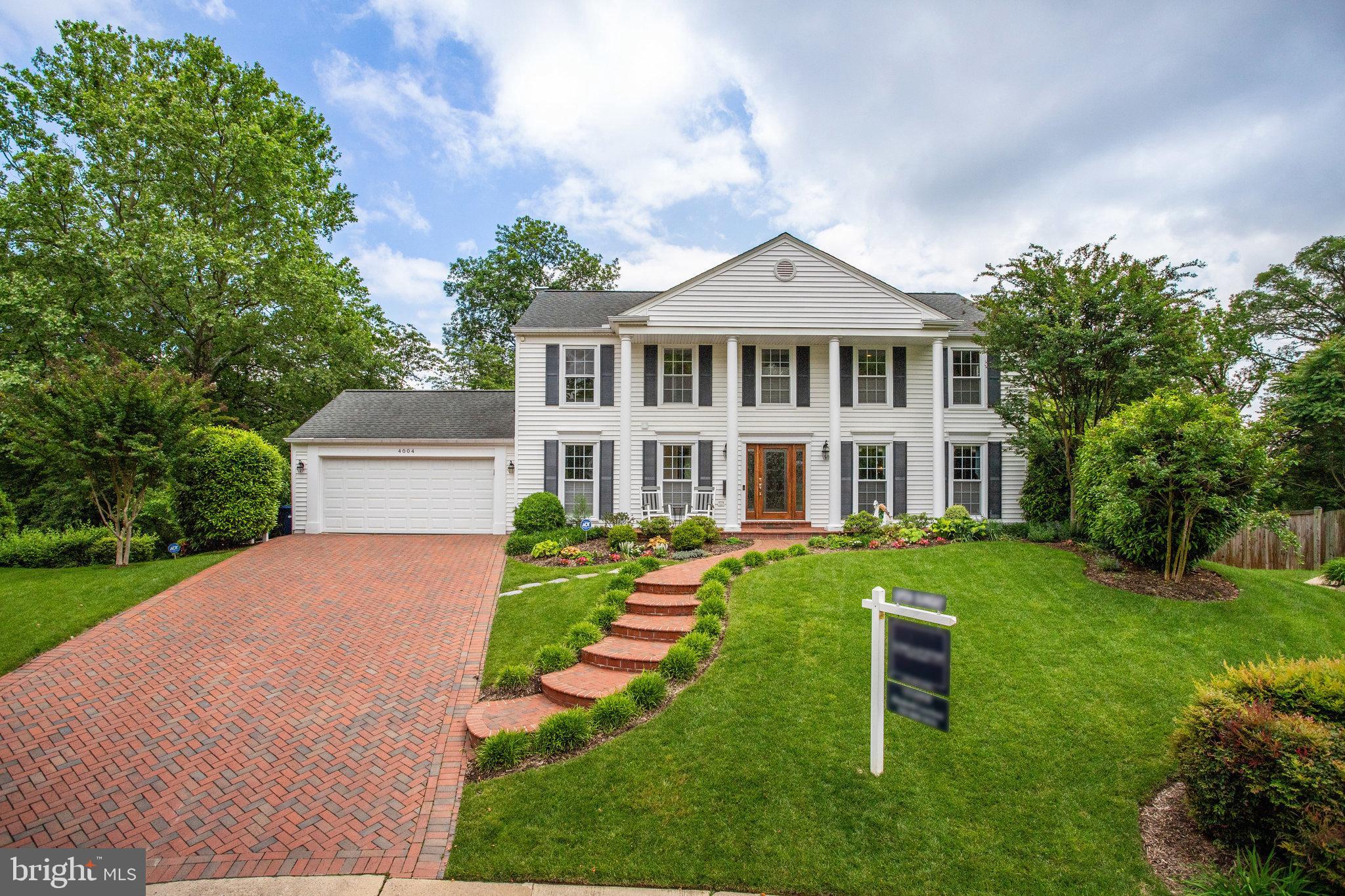 SUNDAY OPEN HOUSE HAS BEEN CANCELED!

This fully renovated Colonial sits at the end of a quiet cul-de-sac in Seminary Ridge and backs to peaceful parkland—offering space, style, and a setting that feels like home. With four true bedrooms, plus a den, office/library, and a flexible bonus room on the lower level, there’s plenty of space for everyone to spread out.

From the moment you step inside, it’s clear this home was thoughtfully updated with high-end finishes and custom details throughout. Designer lighting, recessed lights in every room, new crown molding, baseboards, and door trim all contribute to the home’s elevated style. The bathrooms feel like private spas, featuring artistic tilework and beautifully selected fixtures that highlight the craftsmanship at every turn.
The stunning gourmet kitchen is centered around a two-tiered island with seating for six. Custom cabinetry and premium materials make the space both fabulous and functional. It flows seamlessly into a cozy family room with a brick-surround fireplace and a classic wood mantel—perfect for gatherings or winding down at the end of the day.

Just off the living room is a bright, inviting four-season sunroom that opens to a spacious two-tiered deck and a beautifully landscaped backyard. Whether you’re planning to add a pool, host summer parties, or play a casual game of soccer, the flat lawn and large patio offer endless possibilities.
A charming brick paver driveway accommodates up to four cars. The walk-out lower level is unexpectedly expansive, with high ceilings, full-size windows, a large rec room, a fourth bedroom, a full bath, and a bonus room ideal for a gym, playroom, or studio. Frosted-glass doors leading to the lower level add a stylish, modern touch.

Additional highlights include:
Four full bathrooms plus a main-level powder room
Gleaming hardwood floors on the main and upper levels
Spacious dining room and dedicated laundry room
Oversized two-car garage with utility sink and attic access for extra storage
Approximately 3,600 finished sq. ft. on a 0.35-acre lot

With Fort Williams Park as your backyard and a location just inside the Beltway, this home offers the charm of a close-knit neighborhood with unbeatable access to the city—only 7 miles to Reagan National Airport and 9 miles to the U.S. Capitol.