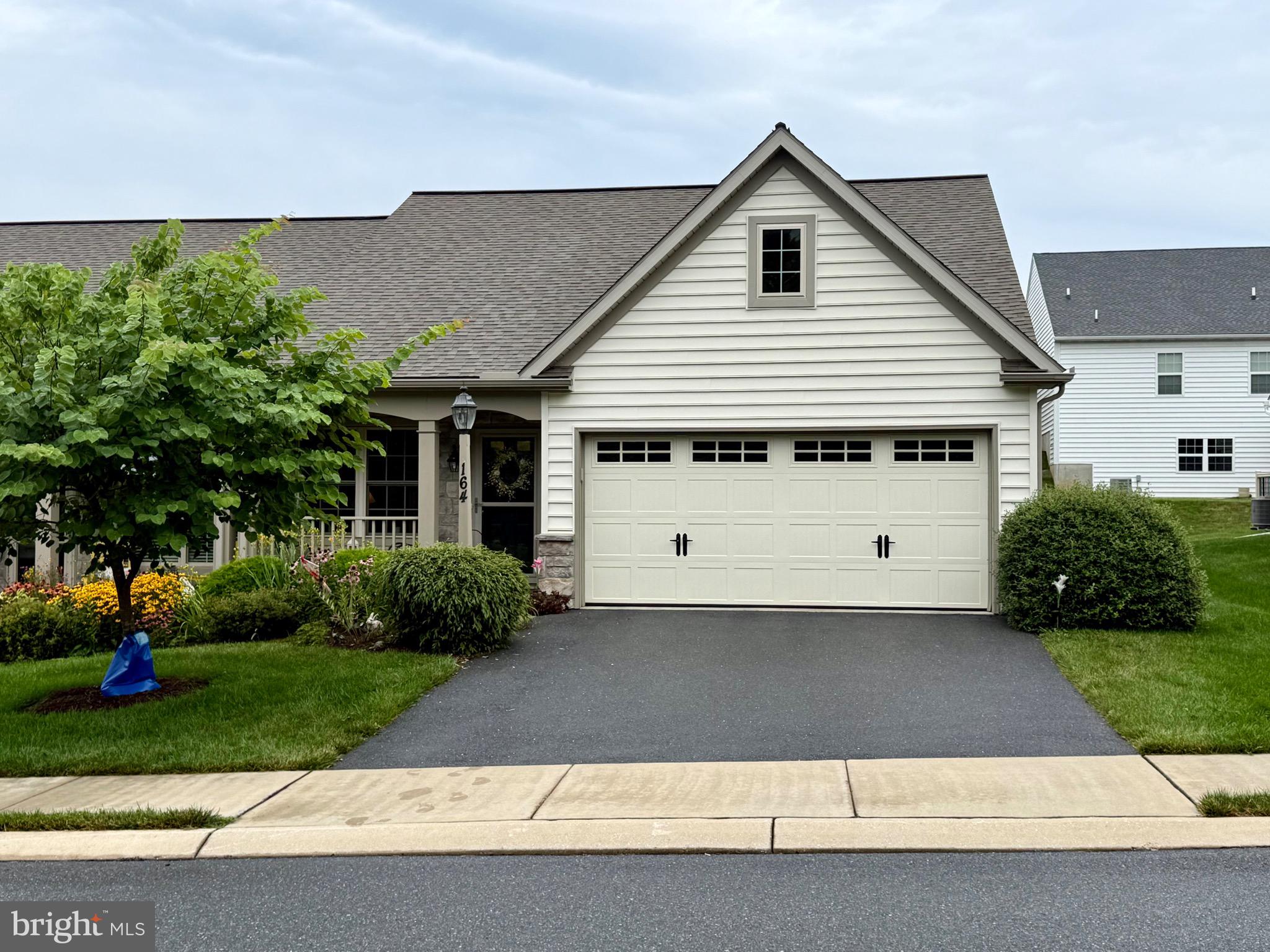 Welcome to 164 Waypoint Drive, a well-maintained, single-level home located in the desirable Southern Village community. Built in 2016, this attractive semi-detached home offers approximately 1,152 square feet of comfortable living space, featuring two bedrooms and two full bathrooms. The convenient one-floor layout makes everyday living simple and accessible, while the manageable size provides plenty of space without unnecessary upkeep. Conveniently located near shopping, restaurants, healthcare, Millersville University, downtown Lancaster and major commuting routes. Whether you are purchasing your first home, downsizing or looking for low-maintenance living, this inviting property is ready to welcome you home.