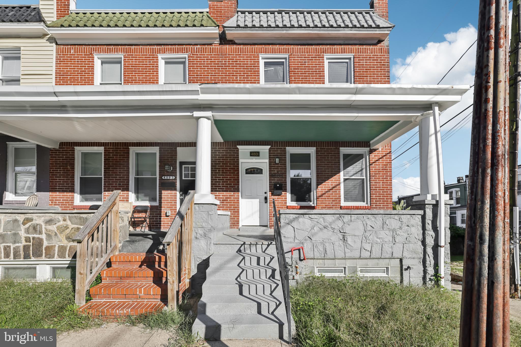Welcome to this beautifully maintained end-of-row townhouse featuring four spacious bedrooms and two full bathrooms. The home showcases a blend of carpet, hardwood, luxury vinyl plank, and tile/brick flooring throughout. Enjoy soaring high ceilings with tray details, crown moldings, and built-ins that add timeless character.
The open floor plan flows seamlessly into a gourmet kitchen complete with upgraded countertops and modern finishes—perfect for both cooking and entertaining. Bathrooms feature stall and sub showers, with the primary bath boasting updated flooring. Additional highlights include a newer washer and dryer for everyday convenience.
This inviting home combines comfort, style, and efficiency—all in a desirable Baltimore location. 
Property is being sold as a short sale. Property is being sold As Is.