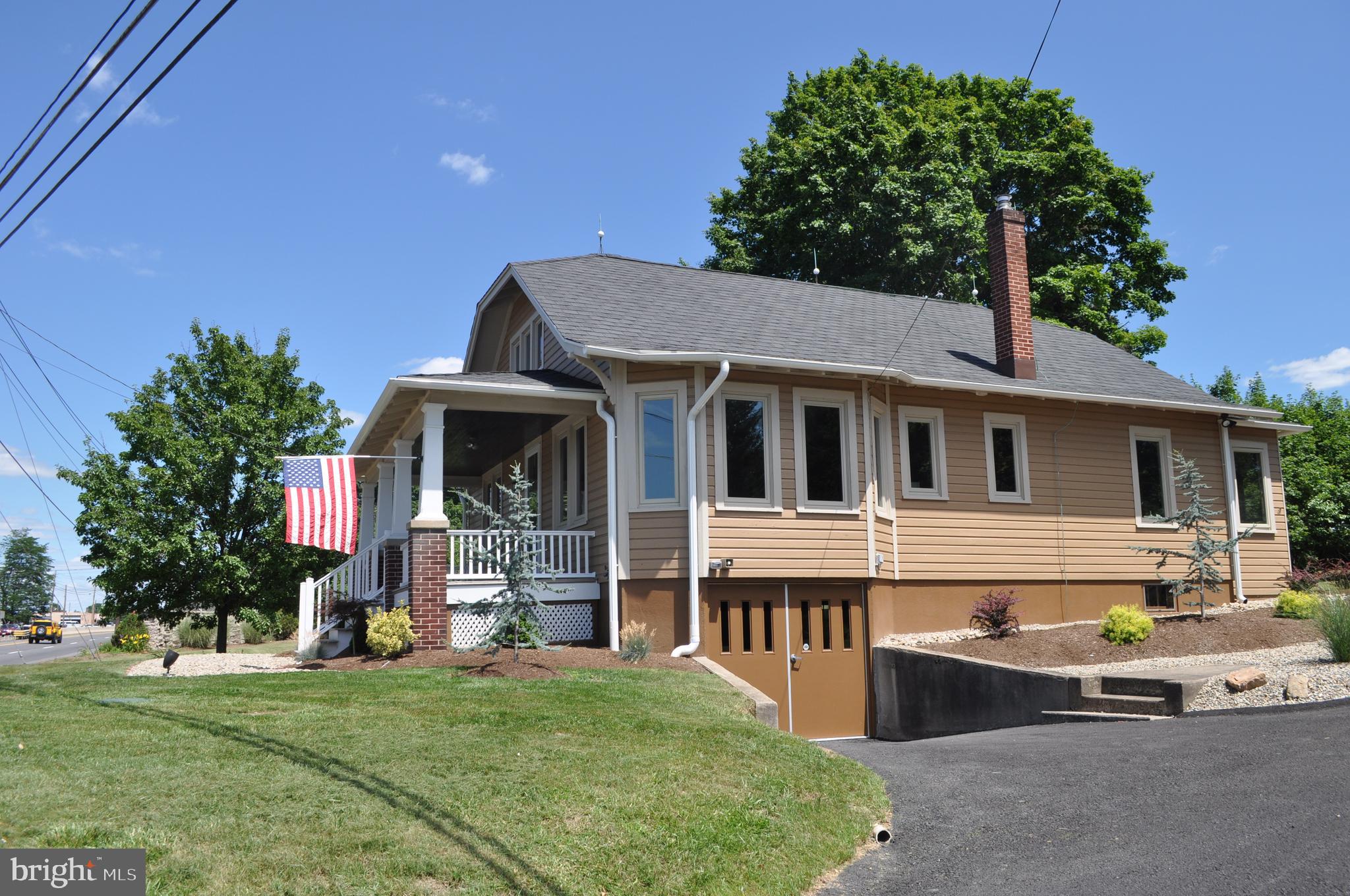 Nicely renovated Commercial office space located just off Route 61 with great highway visibility.  The above rental rates include, sewer, water, electric, heat and all common area maintenance.  Tenant responsible for phone internet and interior cleaning.   $2,100.00 per month, Landlord  keeps 11 X 17 office for one person office on first floor all of second floor and basement.  $2,250.00 Landlord. keeps 11 X 17 office on first floor and splits the 2nd floor and basement.  $2,550.00 Landlord moves office to second floor new Tenant takes 1st floor and 1/2 basement.  Space available starting December 1, 2020.   Listing agent has financial interest in property.  Call for leasing details.