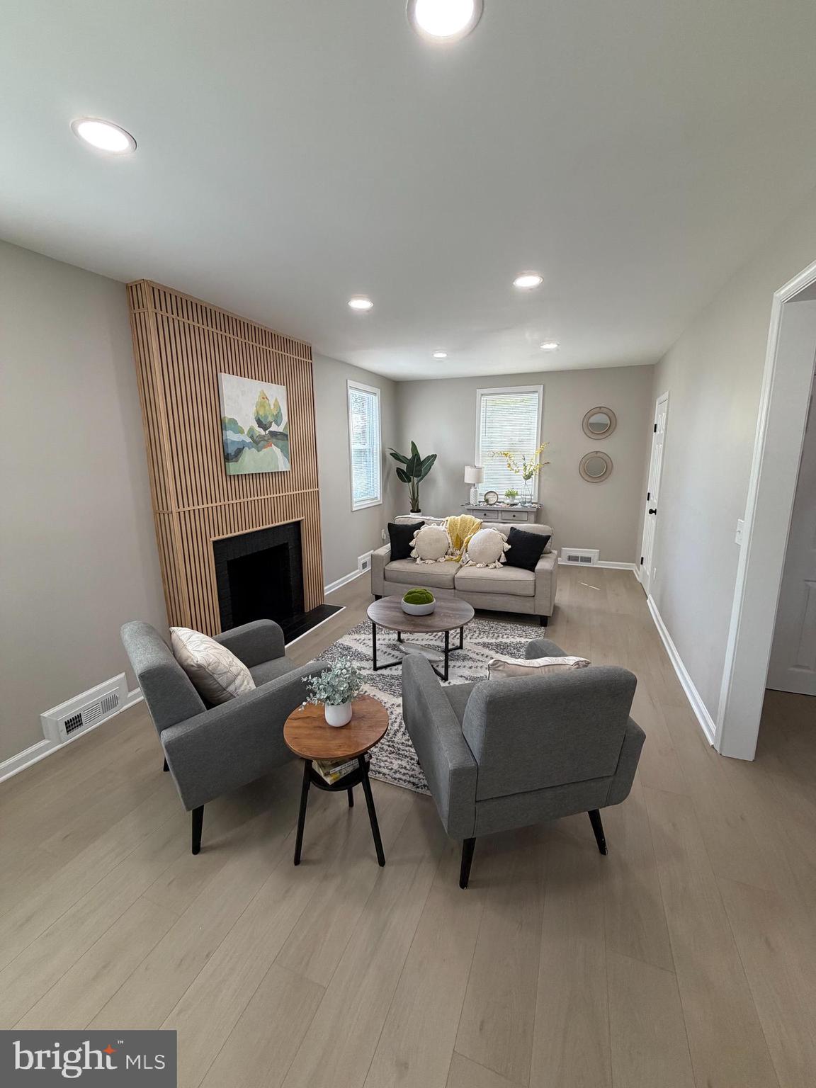 Welcome home! This is the house you’ve been waiting for. This beautifully renovated home features a new roof, new windows, updated flooring, stainless steel appliances, and much more.. Every detail in this home has been thoughtfully designed with a modern, on-trend aesthetic, creating a stylish interior that truly stands out.

As you enter, you’re welcomed by an open layout. To your left, you’ll find a formal living room highlighted by a stunning accent fireplace, along with a conveniently tucked-away half bathroom. To the right, enjoy a spacious kitchen and dining area—perfect for everyday living and entertaining. The kitchen boasts brand-new stainless-steel appliances, expansive quartz countertops, and ample storage with 42-inch cabinets.

Upstairs, you’ll find a generous primary bedroom complete with its own private bathroom. Two additional bedrooms and a full hallway bathroom provide plenty of space for family or guests. Natural light fills the home, creating a warm yet modern and inviting atmosphere.

The fully finished basement offers a large entertainment area, plus an additional room ideal for a home office or guest space, complete with its own closet and a thoughtfully designed full bathroom. The walk out basement offers convenience and flexibility to a private backyard.

Step outside and imagine relaxing on the front porch or deck, enjoying time with family and friends. Located in a quiet and welcoming neighborhood, this home is just minutes from shopping, major highways, and nearby retail centers.

Don’t wait—schedule your showing today!