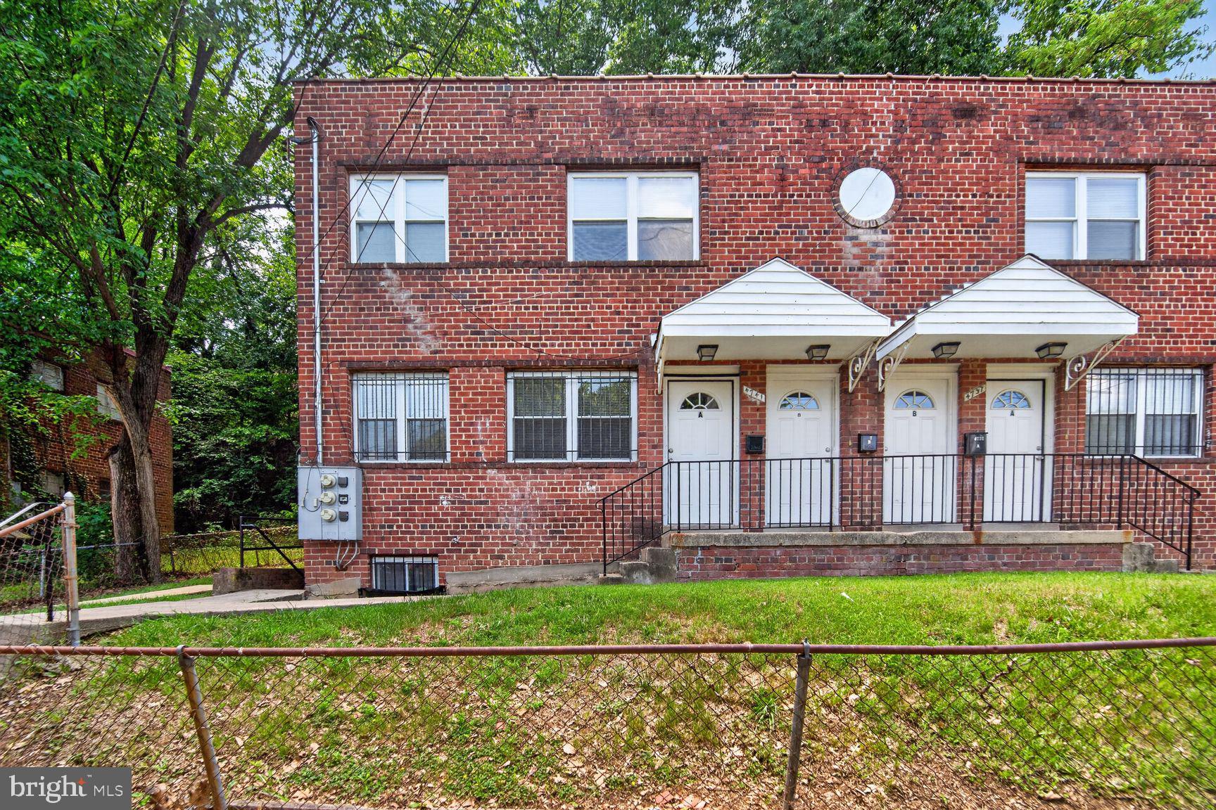 Exceptional value! Rare opportunity to purchase one or both side-by-side two-unit buildings offering immediate income potential, multiple ownership strategies, and long-term investment value. This well-maintained two-unit property is ideal for investors, first-time investors, or owner-occupants seeking immediate cash flow, long-term appreciation, and flexible ownership options.

Currently generating $2,000 per month in rental income with one vacant unit, providing immediate upside potential through additional rental income or owner occupancy. The well-appointed apartments feature bright, spacious living areas filled with abundant natural light, luxury vinyl plank flooring, neutral finishes, generously sized bedrooms, updated bathrooms, and large eat-in kitchens with abundant cabinet and countertop space. A separate utility and mechanical room offers additional storage, while separate gas and electric meters simplify property management and tenant utility responsibility.

The flexible two-unit configuration offers exceptional versatility for a variety of living arrangements and investment strategies, including owner occupancy with rental income or full investment ownership. For qualified owner-occupants, potential rental income may enhance purchasing power, subject to individual lender guidelines.

The adjacent property at 4737 South Capitol Terrace SW is also available, presenting a rare opportunity to acquire one or both side-by-side buildings and create a four-unit investment portfolio with neighboring ownership. Ideally located near Joint Base Anacostia-Bolling, National Harbor, Capitol Hill, Downtown Washington, DC, Metro, shopping, dining, parks, and major commuter routes.