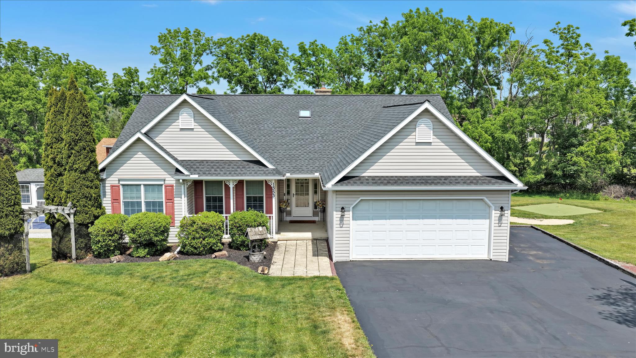 Welcome Home to this perfectly located, 5 Bedroom, 3 Bath, Ranch home, NOW situated on a Combined 1.5 acres across 5 lots in Lake Wynonah!!  This home features Main level, one floor living, but the Basement has Sooo much MORE to offer!!  Upon entering the home's front door, you're welcomed into the home's traditional living room, that is fully equipped with a wood-burning fireplace, and a wet bar!!  If you choose to enter the home from the Attached, 2 car garage, you would enter into the home's kitchen, accompanied by the formal dining room!  The First floor living is completed by 2 bedrooms & a full bathroom, Plus the Master Bedroom, which features and additional sitting area/office area, propane fireplace, whirlpool bathtub, shower, and large walk-in closet!  Bedrooms and Bathrooms have NEW, Updated flooring!!  The lower level of the home is a Must See!!  Fully finished, and fully equipped with 2 additional bedrooms, 1 full bathroom, workout area or office area, family room area, AND, an Entertainment area featuring a pool table, and a custom built full bar!!!  The home also features a Brand New roof installed January 2026!!

The Entertaining doesn't Stop inside of the home!!!  This home also features a large deck off of the rear of the home, that can host many bbq's, evening outings, or just another relaxful view!  The Included lot/parcel to the right of the home, features a chip & putt area, fully equipped with a sand trap too, and a large shed in the rear corner.  But WAIT, there's more!!  Last, but certainly not Least, the additional lot/parcel to the left of the home, features your very own, In Ground, Heated pool!!  The pool area has walk-out access from the Rec Room/Bar area of the home, and also an exterior gate.  The pool area has it's very own pool house with changing area, plenty of room for countless chairs, and an outdoor fire pit area too!!  The 2 additional lots to the left of the Pool area are now also included!!

This home was Custom built in 1999, this home has been with it's original owners the entire time!!  Here's your chance to be the First person to Purchase this home, and own one of Lake Wynonah's FINEST!!  Don't wait, call and/or schedule your showings today!!
