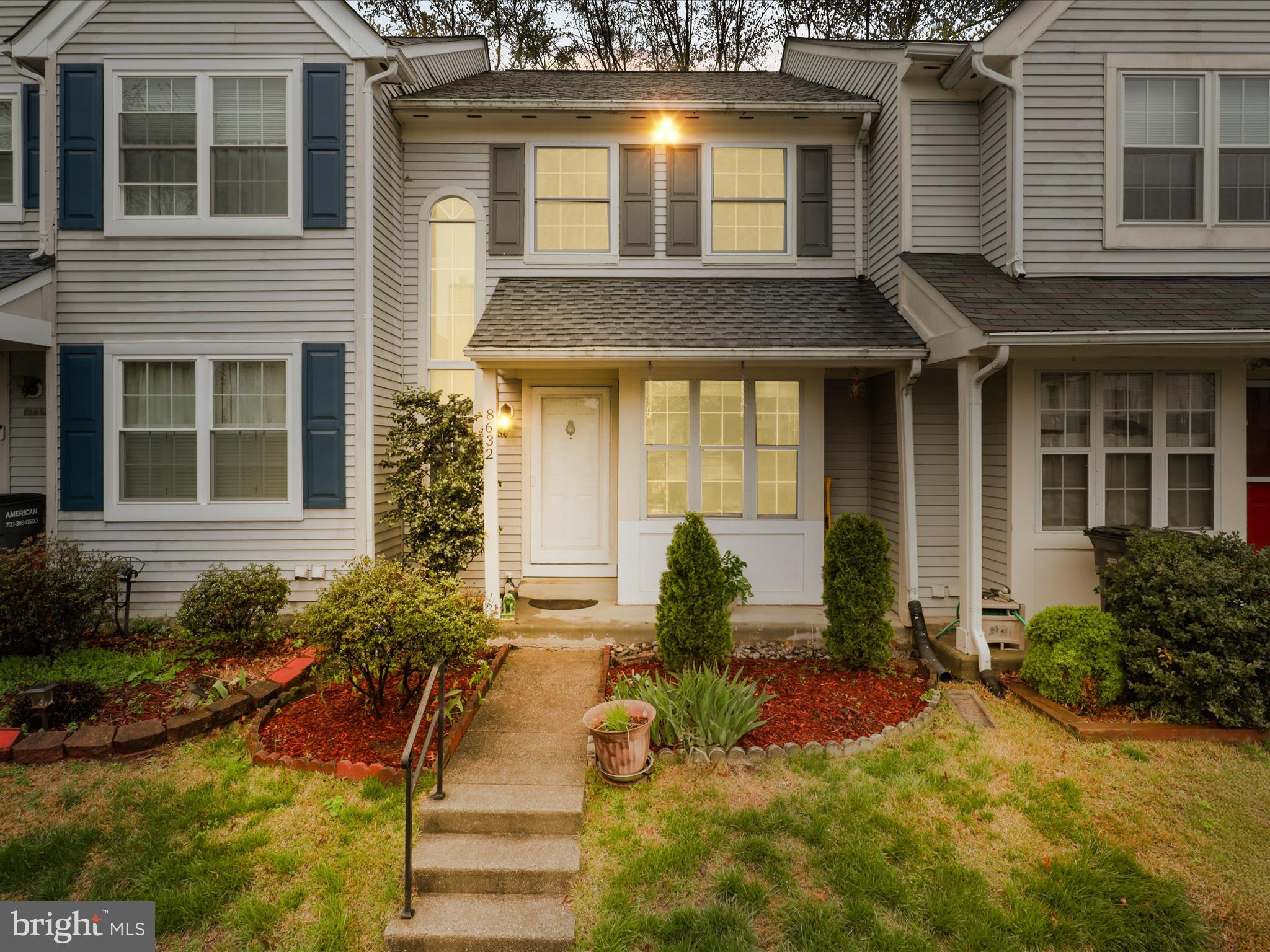This beautiful three-level townhouse offers a perfect blend of modern updates and natural beauty. Upon entering, you're greeted by hardwood floors that flow throughout the home, creating a warm and inviting atmosphere. The updated kitchen is a chef's dream, featuring sleek granite countertops, stainless steel appliances, and pristine white cabinets, all complemented by stylish light fixtures.
The spacious living room is bathed in natural light, and wood burning fireplace, providing a comfortable space to relax and entertain. It opens up to a large deck that overlooks a serene stream and wooded views, offering a peaceful retreat right outside your door. The deck includes stairs that lead down to a charming lower patio, perfect for outdoor gatherings, and is surrounded by a private fence, adding both privacy and tranquility to the space.
On the upper level, you'll find three well-sized bedrooms, including a spacious full bathroom  There are  two additional bathrooms, one of which is a half bath on the main level for guest use. The finished walk-out basement provides even more living space, perfect for a family room, home office, or gym, with easy access to the backyard.
Updates: Roof 2018, Heat Pump 2010, H2O 2011, Updated kitchen 2019, newer windows.
This home is conveniently located , close to schools, shopping and commuter routes. This is a must see!!