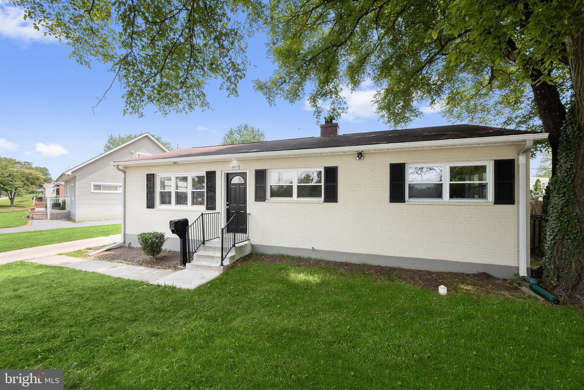 Welcome to this beautifully updated rancher, thoughtfully renovated throughout, this charming home features a fully fenced backyard with a newly stained deck, and a long list of quality updates, making it truly move-in ready.  The sun-filled main level showcases refinished hardwood flooring throughout the living and dining areas, complemented by fresh paint, updated lighting, and a modern electrical package. The fully renovated kitchen is the heart of the home, featuring soft-close white cabinetry, granite countertops, a peninsula island with breakfast bar, stylish herringbone tile backsplash, new stainless steel appliances, and a gas cooktop, perfect for everyday living and entertaining.  Three spacious bedrooms, all with hardwood flooring, and a beautifully remodeled full bathroom with decorative tile complete the main level.  The finished lower level expands the living space with a large recreation room, a fourth bedroom, a fully renovated full bathroom, new carpeting, and two generous storage areas, and access to the yard, offering flexibility for guests, a home office, or additional living space.  Additional improvements include renovated kitchen and both bathrooms, refinished hardwood floors, new carpet, fresh interior paint, exterior painting, updated lighting and electrical package throughout, closed electrical and plumbing permits, HVAC and water heater (2018), and a roof approximately 10 years old, according to the previous owner.  Ideally located near major commuter routes, shopping, dining, parks, and entertainment, this exceptional home offers the perfect blend of modern updates, comfort, and convenience.
The property is eligible for the Wells Fargo $10,000 Downpayment Access Grant plus $5000 closing cost assistance,see disclosures for program details and flyer.