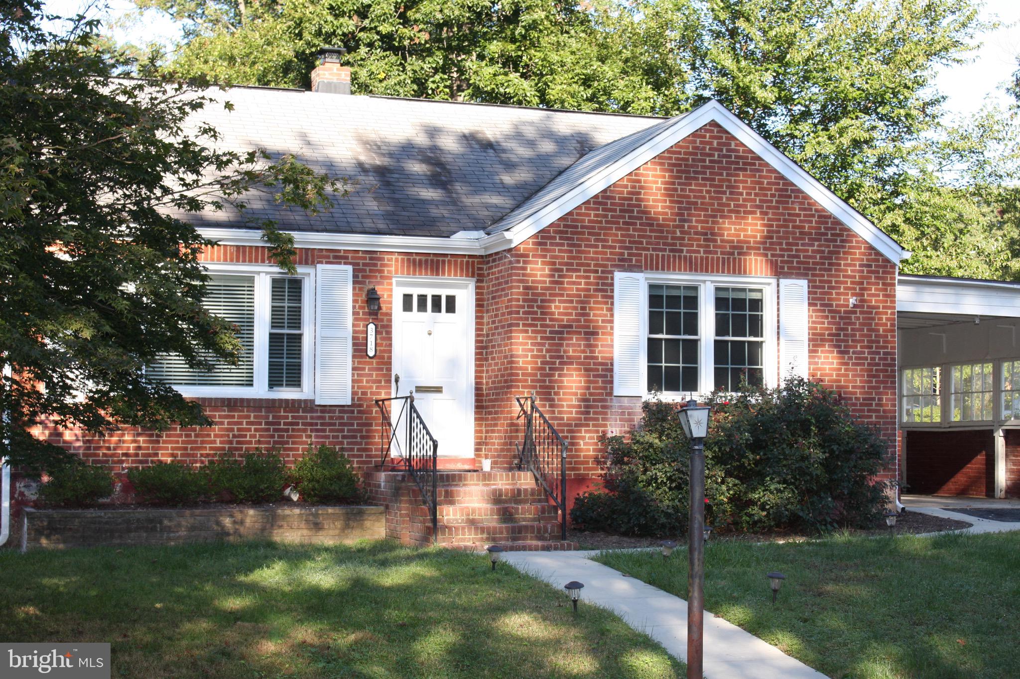 *** Delightful brick rambler on pretty lot located within a wonderful and popular neighborhood ** Recently renovated bath ** Brick fireplace ** Carport ** Hardwood floors ** Sunroom off kitchen ** Small workshop/storage area in basement area under Sunroom ** Fenced in rear yard ** Trash service included in rent  ** Walk to excellent  Elementary and Jr. High Schools (bus ride to High School) ** Less than 1 block to Fairchester Woods Park **  Low cost local "CUE" bus 100 feet away for rides to GMU, Vienna Metro and around town ** Great 'City of Fairfax' services and benefits ** Nearby Shops, Stores, Restaurants, Fair Oaks Shopping Center, Oak Marr Recreation Center ** Easy commutes via Vienna Metro or via  transportation routes I-66, Rtes 29 and 50, I-495 ** No smoking at property ** 1 small dog (less than 25 pounds) possible on a case by case basis  (no cats, sorry) ** A place you will love to call Home! **