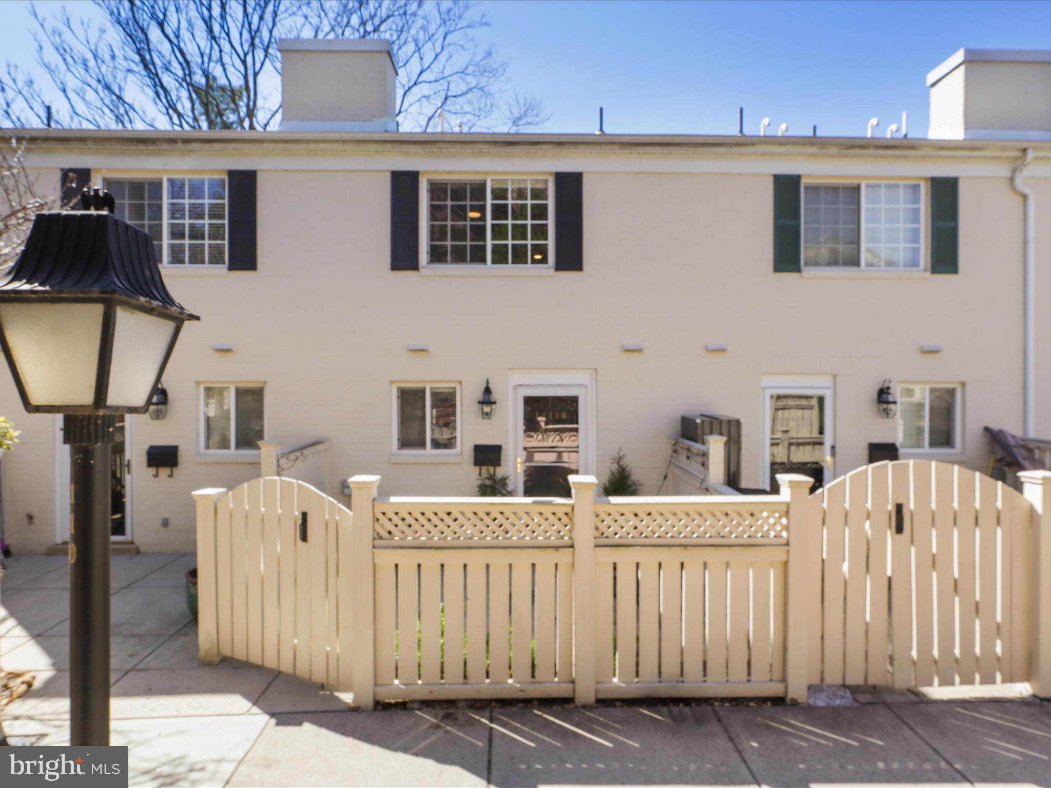 Light & bright 2 bedroom, 1.5 bath Hamilton model located in the sought-after Parkside at Alexandria community.  This  condo/townhome style home has been updated, well-maintained, and ready for a new owner! The main level features a spacious kitchen with quartz counters, tile backsplash, SS appliances, and LVP flooring, the living/dining area with laminate wood floors and large windows, an updated half bath, and W/D.  On the upper level, you'll find 2 bedrooms with ample closet space and ceiling fans, and an updated full bathroom.  Enjoy the private patio space where gas grills and fire pits are permitted. Located in the northern end of the community with easy access to parking and all of the community amenities. The reasonable monthly condo fee includes the large outdoor pool, fitness center, party room/clubhouse, tot lots, on-site management, and several grassy courtyards/common areas. One parking decal (unassigned parking space) is included in the condo fee, and a 2nd decal for a 2nd car can be purchased for $250/per year. Convenient to shopping, restaurants, Holmes Run Trail, I-395, DC, and points south.