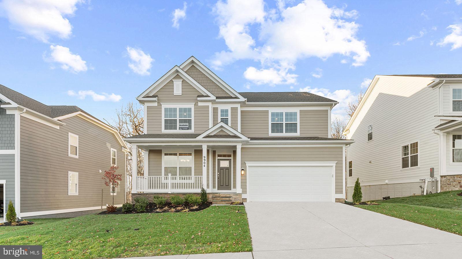 New construction ready for immediate move in! 
Welcome to Creekside Estates! This 6 bedroom, 5 bath Hampshire plan features a full front porch, walk-out basement finished with rec room, bedroom, and full bath, and backs to open space for added privacy and beautiful views. With a spacious first floor this home is just as inviting as it is functional! As you enter the foyer, you’re greeted by the flex room, you decide how it functions – a formal dining space, office or children’s play area. The kitchen features white cabinets, a large modern island, stainless steel appliances, quartz countertops, massive walk-in pantry, herringbone tile backsplash, open to the casual dining area and family room, so the conversation never has to stop! Tucked off the family room is a first floor bedroom and full bath – the perfect guest suite. Upstairs, the owner’s suite highlights a sitting room,  expansive walk-in closet and luxurious bathroom with soaking tub and separate shower.  You’ll also find 3 oversized secondary bedrooms, one with its own full bath and walk in closet and spacious upstairs laundry. Don't miss this opportunity to own this stunning home today!