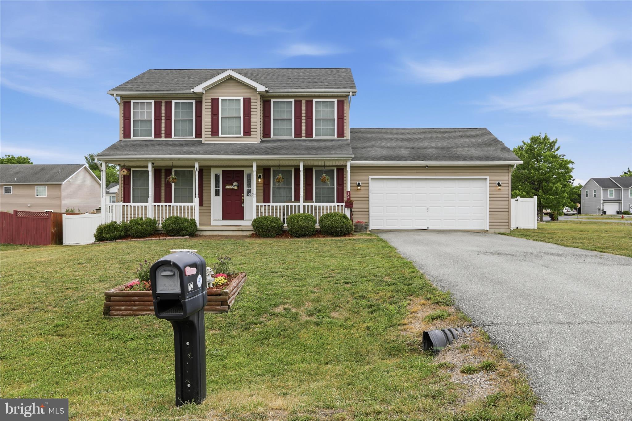 ✨ Pristine 3‑Bedroom Colonial in Martinsburg — Move‑In Ready & Commuter‑Friendly
Perfectly positioned for commuters, this beautifully maintained colonial at 12 Stork Lane offers quick access to Interstate 81 and the MARC train station, making daily travel a breeze.

This home features 3 spacious bedrooms, 2.5 bathrooms, and a layout designed for both comfort and functionality. The main level welcomes you with a bright living room, a dedicated breakfast area, and a formal dining room—ideal for gatherings or everyday living.

Upstairs, the expansive primary suite provides a true retreat, complete with a large walk‑in closet and a full en‑suite bath featuring a soaking tub and separate shower.

The mostly finished basement adds valuable flexible space—perfect for a family room, home gym, office, or recreation area. It’s also rough‑plumbed for a future bathroom, offering even more potential.

Step outside to a vinyl‑fenced backyard that delivers privacy, security, and low‑maintenance appeal. The outdoor living spaces are a standout feature, including:

12’ x 24’ deck — ideal for grilling, relaxing, or entertaining

12’ x 16’ patio — perfect for outdoor dining or a firepit

12’ x 12’ additional patio — great for hobbies, gatherings, or quiet evenings

With its thoughtful layout, outdoor charm, and commuter‑friendly location, this Martinsburg home is a rare opportunity you won’t want to miss