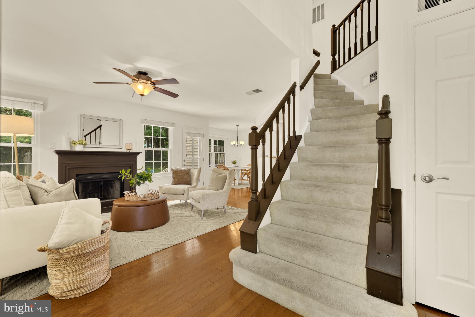 Welcome to this beautifully maintained end-unit townhouse in the sought-after Burke Centre community. This 3 bed/2.5 bath home offers an open-concept main level that's made for weeknight dinners, movie nights, and everything in between. The kitchen itself is a great place to cook and gather, with granite counters, stainless steel appliances, and plenty of countertop space and storage. Out back, you'll find a private, lush yard that's ideal for summer BBQs. Upstairs you'll find three spacious bedrooms, including a primary suite with an ensuite bath and two closets. The current owners have taken great care of this home, with updates including fresh paint throughout (2026), a new dishwasher (2026), new microwave (2021), new gutters and downspouts (2020), new storm doors and garage door (2019), added track lighting (2019), custom blinds (2017), and upgraded interior doors throughout their ownership. As an end unit, you'll enjoy extra privacy and natural light, plus the convenience of a one-car garage and driveway parking. Living in Burke Centre means access to an incredible array of community amenities, including pools, walking paths, and a full calendar of community events such as the beloved annual Fall Festival. The location of this home cannot be beat as you will be within walking distance of the Burke Centre VRE station, Giant, Walmart, and local restaurants like Villa Bella, Hopsfrog Grille, and Great Harvest Bread Company.  This home is a part of the Bonnie Brae Elementary, Robinson Middle, and Robinson High School cluster. Schedule your tour of this home today! This home qualifies for several different financing options,  reach out to listing agent for more details!