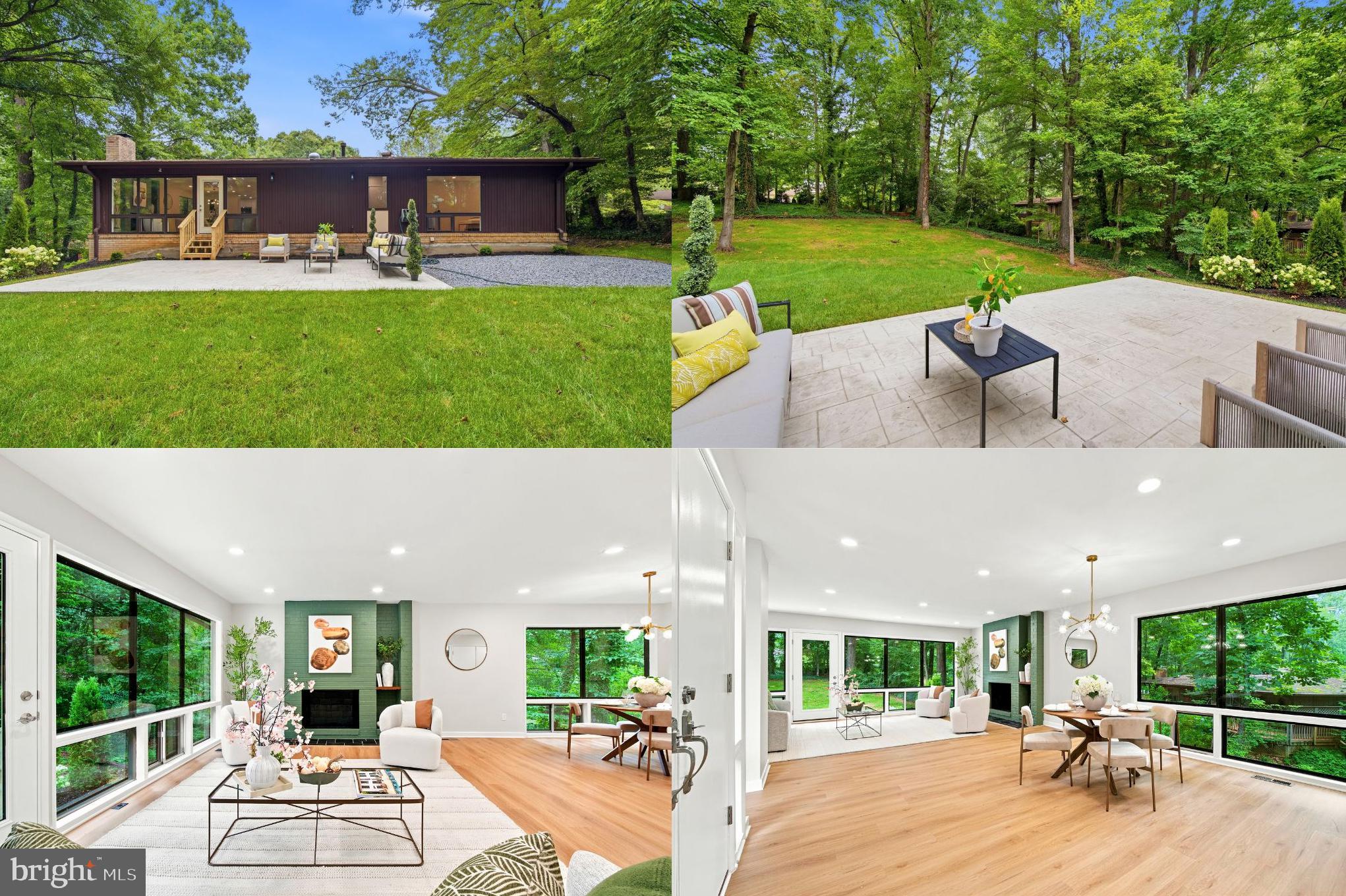 There is something special about a home that feels tucked away from it all while keeping everything within easy reach. Set on nearly half an acre and backing to mature trees in Annandale's beloved Truro neighborhood, this beautifully reimagined home offers the kind of privacy and tranquility that is increasingly hard to find.

Mornings begin with coffee overlooking a canopy of trees. Afternoons are spent enjoying a backyard that feels more like a private park than a suburban lot. Whether hosting friends on the newly built patio, gardening in the expansive yard, or simply enjoying the quiet surroundings, this is a home that invites you to slow down and stay awhile.

Inside, every space has been thoughtfully updated to support the way people live today. The completely redesigned kitchen serves as the heart of the home, featuring custom cabinetry that extends to the ceiling, quartz countertops, and an open layout that creates a natural flow between living, dining, and outdoor spaces. Beautiful new flooring carries throughout the main living areas, while the renovated bathrooms bring a sense of comfort and calm with timeless, spa-inspired finishes. A newer roof, replaced in 2019, adds peace of mind for years to come.

What truly sets this property apart is the land. The combination of a flat, usable lot and a backdrop of mature trees creates a setting that is both functional and private. There is room to entertain, play, garden, and gather, all while enjoying the feeling of being surrounded by nature.

Life in Truro extends beyond the property lines. Neighbors enjoy an active community with a pool, tennis and pickleball courts, basketball court, clubhouse, playgrounds, walking trails, and year-round events. The home is also zoned for highly regarded Wakefield Forest Elementary, Frost Middle School, and Woodson High School.

Just minutes from the Mosaic District, Tysons, Fairfax City, and major commuter routes, this home offers a rare combination of thoughtful updates, exceptional outdoor space, and a location that keeps you connected while feeling a world away.