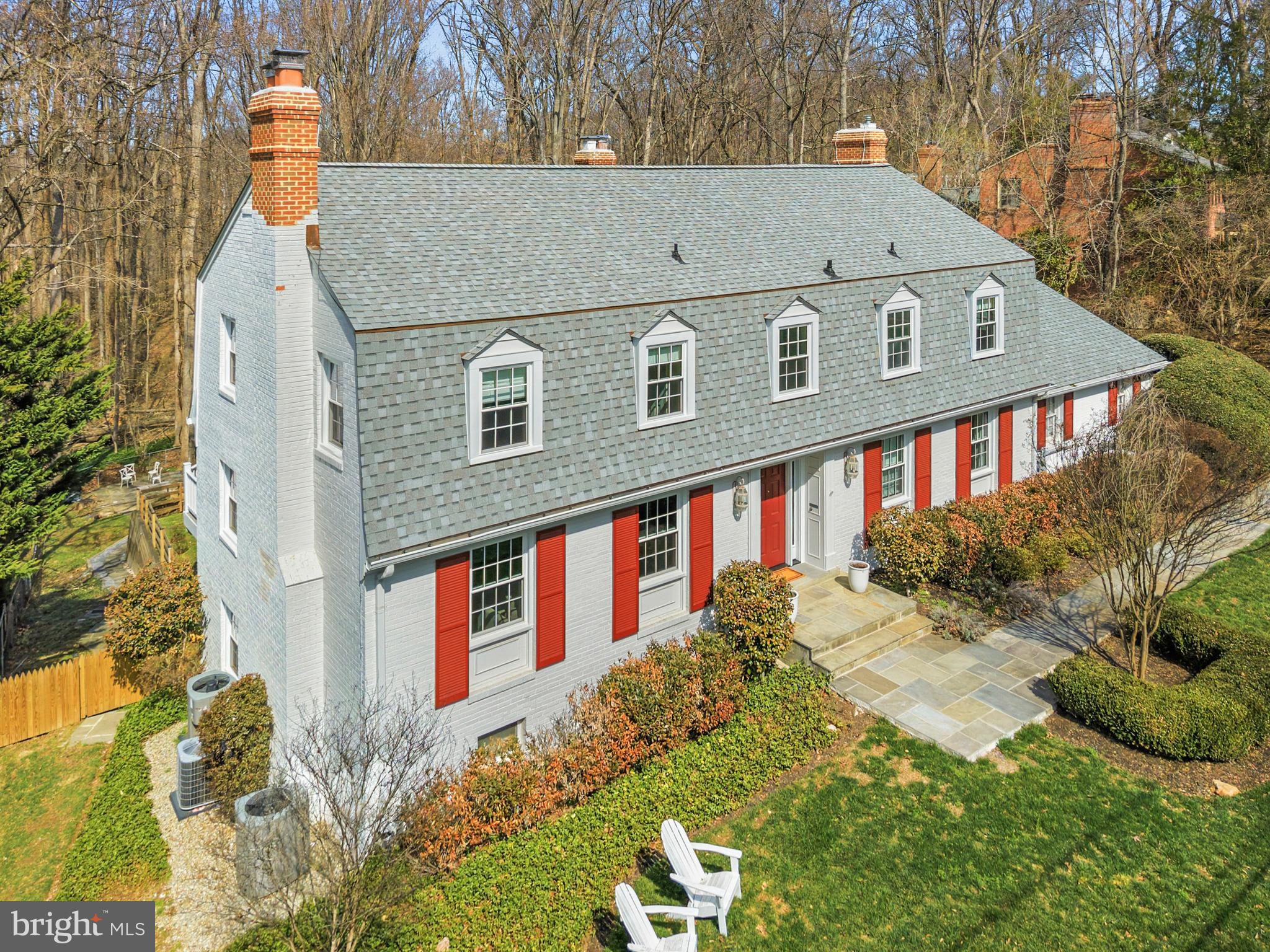 Recently and extensively renovated, this exceptional home combines thoughtful upgrades, elegant design, and an outstanding Bethesda location. Blending meaningful system improvements with beautifully updated interiors, the home offers both immediate comfort and long-term value.
The expanded kitchen serves as the heart of the home, showcasing striking quartzite countertops with a dramatic waterfall edge, custom cabinetry with built-in organizational inserts, premium appliances, and generous island seating. Designed for both everyday living and entertaining, the space flows effortlessly into a sun-filled family room highlighted by coffered ceilings and a striking curved wall of windows.
Throughout the home, renovated bathrooms, fresh paint, and cohesive finishes create a clean and sophisticated aesthetic. Major capital improvements include a new roof, all new windows, updated electrical systems, a new front door, updated chimneys, and pool enhancements, providing peace of mind for years to come.
The outdoor setting further elevates the property with an expansive deck, a private lot, and a spacious fenced pool area designed for relaxation, gatherings, and summer entertaining. Adding to the home’s unique appeal, an entrance to the scenic Cabin John Trail system is located just one door away, offering direct access to miles of wooded trails ideal for walking, running, and biking.
A rare opportunity to own a move-in-ready home offering generous scale, extensive updates, outdoor amenities, and immediate access to nature in one of Bethesda’s most sought-after neighborhoods, Deerfield.