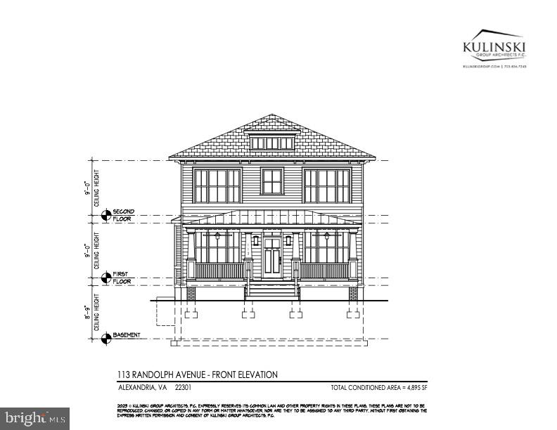 ***Under Construction now****Park the car and stroll to everything from this 100% New Construction Home on a  Huge Lot in Del Ray!!***Custom built by Constructive, one of Alexandria's Premier builders**The Best of the Best*** Stunning new construction home, located in Trendy Del Ray , Just outside Old Town Alexandria and minutes from 2 Metros and a hop skip and a jump from Washington DC.  This smart home combines modern luxury with timeless elegance and practical functionality. Boasting over 5,000 square feet of meticulously designed living space, ( 3500 on the top 2 levels ) this three-level residence offers an abundance of natural light with 9-foot ceilings and expansive windows throughout.
The open floor plan main level is thoughtfully designed, featuring a bedroom/home office with a full ensuite bath and an additional half bath for guests....No need for guests to use the main lvl BR/Office bathroom. The heart of the home is the chef’s dream kitchen off of the large family room, adorned with custom double-stacked furniture-like cabinetry, top-of-the-line commercial appliances, and an expansive island perfect for entertaining. There is also a large sunny breakfast room just off the kitchen...wow....A 12 foot long butler’s pantry serves as a second mini kitchen, providing ample storage and prep space...and more!. Enjoy morning coffee on the welcoming front porch or unwind in the evening on the generously sized 12x14 heated screened porch overlooking the spacious rear yard.
The upper level is a private retreat, offering four large bedrooms, each with its own ensuite bathroom, and a convenient upper-level laundry room. The luxurious primary suite includes a spa-like bath with premium finishes and 2 bedroom sized closets!
The fully finished lower level expands the living space, featuring a large recreation room, a home gym, and a separate office space, ideal for work-from-home days. The au pair suite, with a full bedroom and bath, offers privacy and comfort for guests or extended family. Storage space abounds on this level, ensuring everything has its place.
This home effortlessly combines convenience and sophistication, making it a rare find in this prime walkable Alexandria location. Whether hosting gatherings or enjoying quiet evenings at home, this property is designed to meet every need. Enjoy all that is " The Avenue" with its restaurants, shopping, Farmers Market and all that is Del Ray.
