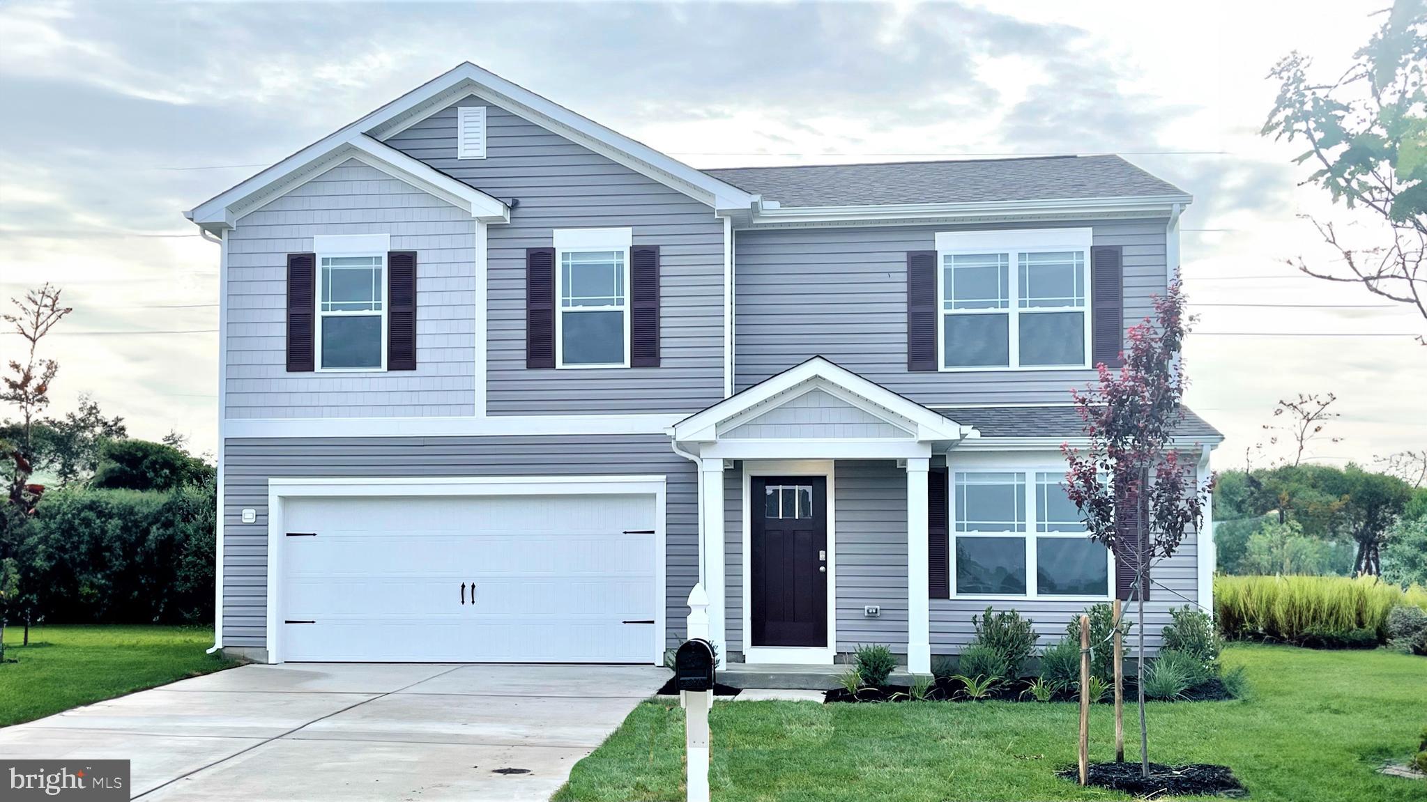 Come explore a new home under-construction at 406 Remington Drive in Magnolia Estates in Magnolia, DE. The Glendale is a 1,649 square foot, open concept two-story home that offers four bedrooms, two and a half bathrooms, a two-car garage, and a partially finished basement with a recreation room.

You will immediately feel at home as you enter the foyer and make your way into the spacious family room. This living space flows nicely into the eat-in kitchen with plenty of cabinets and a peninsula island overlooking the family room, so you’ll never miss a beat! The kitchen offers stainless steel appliances, a pantry and space for your kitchen table.

The large sliding glass door in the kitchen allows an abundance of natural light to brighten this home and gives easy access to the backyard. The convenient powder room along with access to the garage is tucked away off of the kitchen.

Upstairs, the spacious owner's suite boasts a private bathroom with dual vanity and a walk-in closet. The three sizeable secondary bedrooms provide space for everyone, and the hall bathroom is conveniently located nearby along with a hall linen closet. The second-floor laundry room simplifies an everyday chore!

The included white window treatments and an innovative America’s smart home® package will give you complete peace of mind. This home also features a fully sodded, irrigated low-maintenance lawn.

Pictures, artist renderings, photographs, colors, features, and sizes are for illustration purposes only and will vary from the homes as built. Image representative of plan only and may vary as built. Images are of model home and include custom design features that may not be available in other homes. Furnishings and decorative items not included with home purchase.