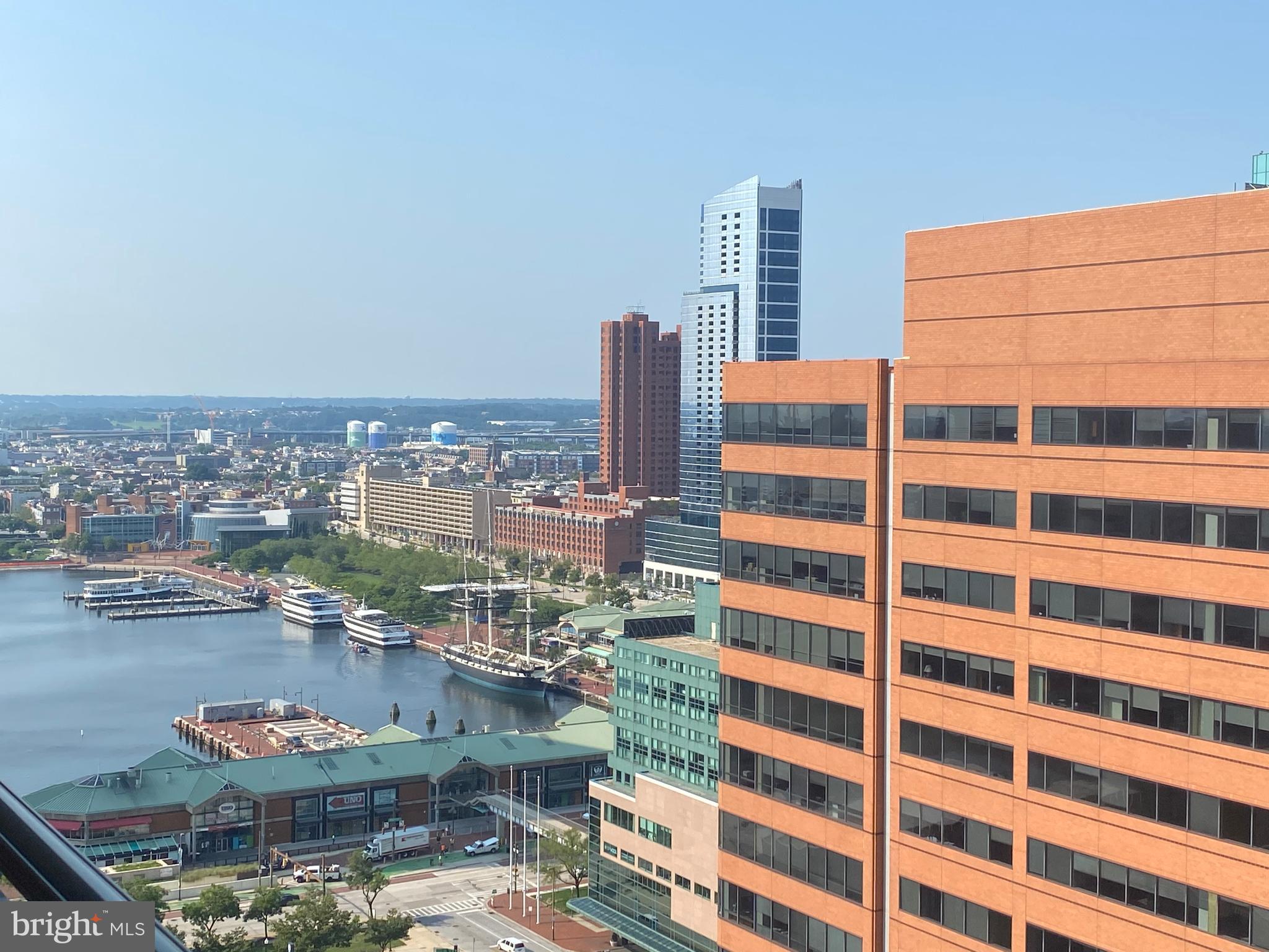 Back on the market! Buyer's decided they wanted a different unit. Inspection was completed and requested repairs are being completed now. 

A fantastic and most convenient condo featuring stunning Inner Harbor and city views. Walk to work to Harbor East, UM Medical Center, and Metro Subway station (one-stop to Hopkins Hospital), and to MARC train station to commute to DC.  Natural light fills this beautiful unit thanks to the large balcony off the living area. Updated living area and kitchen with new floors throughout the unit. One of the few buildings with GAS for cooking and utilities. Bedroom has plenty of space for large furniture and there is an over-sized walk in closet. This is one of the few rare units in the building that comes with its own deeded same-floor separate storage unit (23A1, aprox. 35 sqft). A parking space is included as well. The community features an outdoor swimming pool, workout facility, community room, business center, 24 hour front desk, and secure entrance. Convenient to Hopkins Hospital, Bayview, University of Maryland, I95 or 83 North, Little Italy, and Harbor East in addition to everything else the down town area and Inner Harbor have to offer.