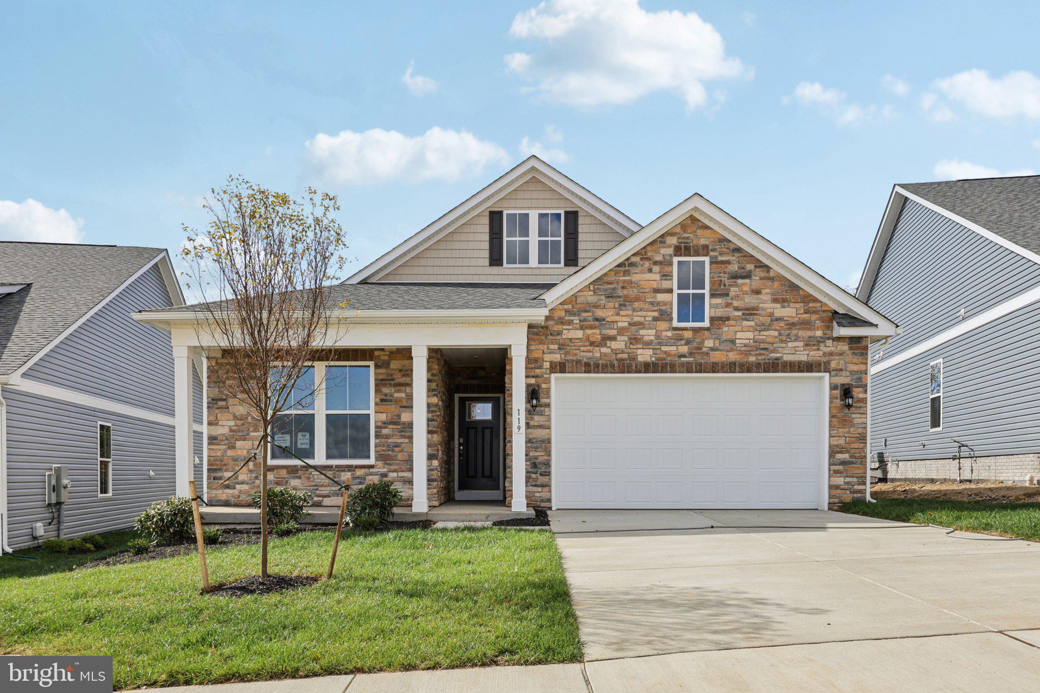 Experience effortless living in our Willow Run Active Adult community! Our Clifton floorplan is a thoughtfully designed 1,865 sq. ft. ranch home, blending style and functionality in a single-level open layout.
The moment you step inside the home; you will be greeted by an inviting foyer leading you into the heart of the home. The kitchen opens to a large great room with two windows that let in natural light. The chef’s kitchen boasts stainless steel appliances, a pantry, and generous amount of cabinets and counter top space. From the great room, step through the sliding glass door to a covered porch, perfect for outdoor gatherings or morning coffee. The main level also features three generously sized bedrooms and two modern bathrooms - including a serene owner’s suite with dual vanities, a tiled walk-in shower, and two large walk-in closets.
Need space for visiting friends or family? The finished basement offers an additional 1,000sq. ft. of a living space with a rec room, full bath, and bedroom – plus a large unfinished space for storage.
Completed with a large laundry room, two-car garage, and a low-maintenance lifestyle, the Clifton offers comfort and convenience. Embrace one-story living and make The Clifton your perfect new home this July!
*Photos, 3D tours, and videos are representative of plan only and may vary as built.*