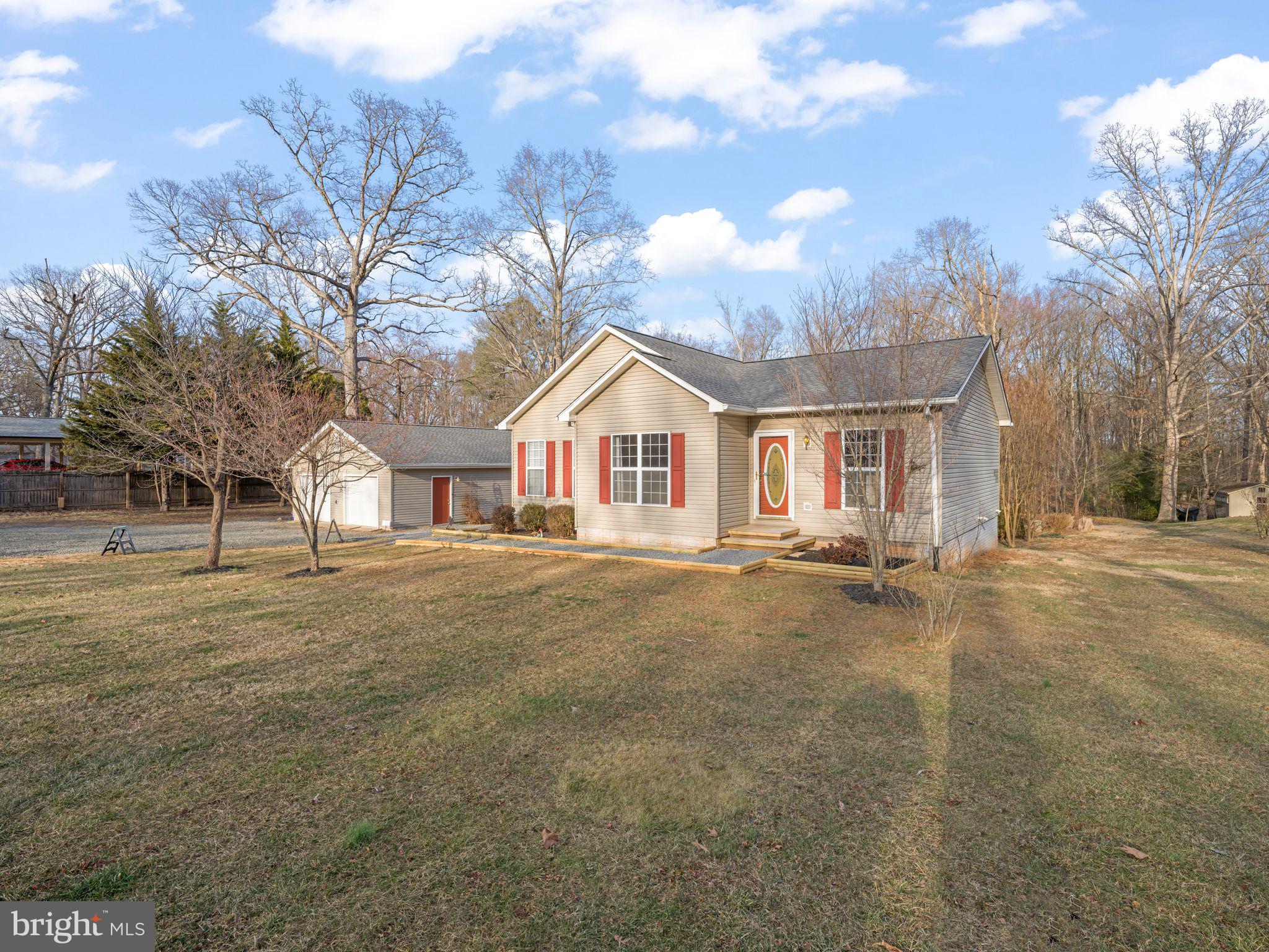Wonderful 3 Bedroom 2 Bath Home on 1 Acre. This lovely home has been well maintained and shows well. New roof installed in 2025 and new heat pump in 2024, both with transferrable warranties. The large heated 28 x 48 garage has lots of space for your cars and toys. The unfinished basement is ready for you to complete. It also has a rough in for a bathroom. There is a laundry hookup in the mud room area, should you want to move the laundry upstairs. Located in Catlett, this home is conveniently located 9 miles from Gainesville I-66 Ramp, 11 miles from Broad Run VRE station, 8 miles to the county's largest lakeside park. Just 9 miles to grocery stores like Wegman's and Harris Teeter.