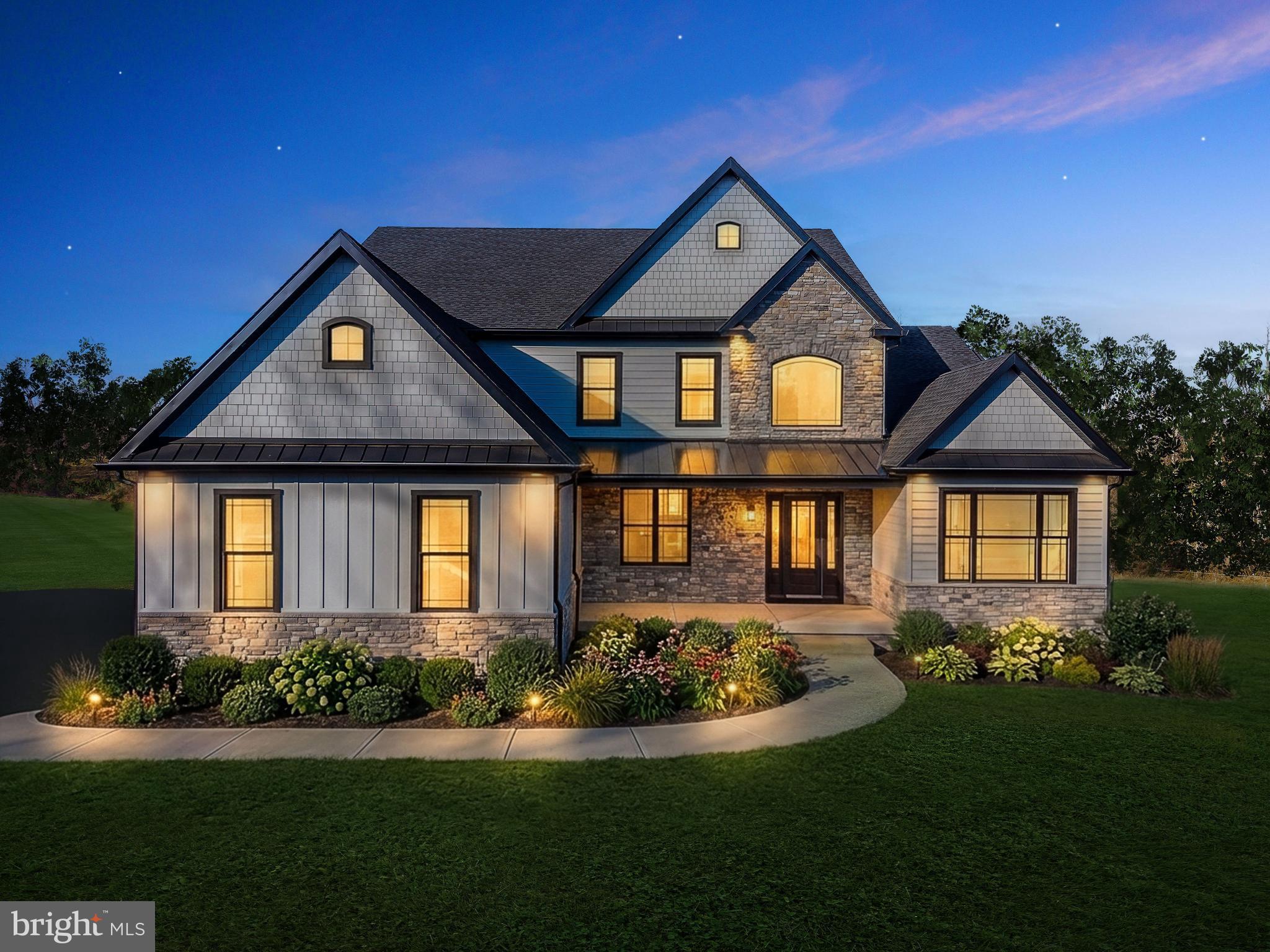 Welcome to Reading Creek Estates, an exclusive new construction opportunity by premier local builder Senior Construction, set on a scenic and private homesite in beautiful Chalfont. This exceptional 5bed/4.5bath home is nearing completion and showcases carefully selected high-end finishes, timeless design, and quality craftsmanship throughout, allowing the future owner to enjoy a truly elevated living experience.

A standout and highly desirable feature of this residence is the presence of two luxurious primary suites, thoughtfully designed to offer flexibility, comfort, and privacy. The first-floor suite is ideal as a private guest retreat or multigenerational living space, while the expansive second-floor primary suite serves as a true sanctuary, complete with a spa-inspired bath and impressively large closets designed for both beauty and function.

Inside, a bright and open layout is complemented by soaring 10-foot ceilings on the main level, 9-foot ceilings upstairs, custom millwork, and Marvin windows that fill the home with natural light while framing peaceful views of the surrounding landscape.

The gourmet kitchen anchors the home with a large center island, premium finishes, and seamless flow into the breakfast area and great room, where a fireplace creates a warm and inviting space for both everyday living and entertaining.

Upstairs, additional bedrooms offer generous space and comfort, including one connected by a convenient Jack-and-Jill bathroom. A spacious bonus room provides flexibility for a media room, playroom, home office, or lounge.

Luxury continues throughout with beautifully appointed baths, upgraded hardwood flooring, a full basement with exterior access, three-zone heating and central air, propane gas heat, and a spacious three-car garage.

Outdoor living is just as inviting, featuring a covered rear patio with a fireplace, the perfect setting for relaxing evenings or entertaining guests. Beyond the backyard, the home overlooks protected farmland, preserving the sweeping scenic views and offering a rare sense of privacy, openness, and natural beauty that will remain unchanged.

Ideally located close to the train, shopping, dining, and major routes, and within the award-winning Central Bucks School District, this remarkable home offers an exceptional blend of privacy, craftsmanship, and convenience in one of Bucks County’s most desirable new communities.