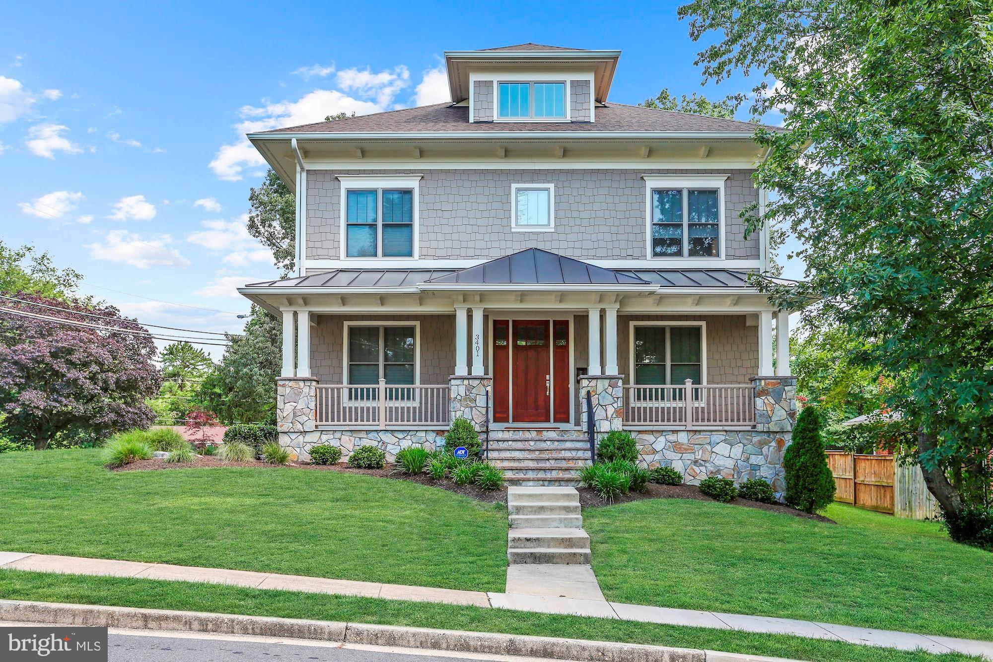 ***Over 6,000 square feet of well designed space in this nearly new Craftsman style home with Hardi-Plank siding, sited on a level 10,000 square foot lot in the Discovery, Williamsburg, Yorktown school district.**The home offers four finished levels with exceptional versatility.  Enter from a slate floored front porch through a handsome wood door to the gracious foyer with living room to the right and dining room to the left.  The living room accommodates a piano and seating areas for reading, music lessons, and quiet reflection**Large scale entertaining is a breeze with the spacious dining room flowing into the butler's pantry (with wine fridge), kitchen, and family room.**Coffered ceilings and a stone front gas fireplace distinguish the family room, which is divided from the kitchen by a breakfast bar.**Light cabinets, stainless appliances and a center island with gas cooktop will appeal to cooks and bakers of every skill level. **In addition to generous kitchen cabinet storage, a walk-in pantry provides even more long term storage. The separate breakfast area is ideal for casual dining as well as homework, game night, and distance learning.**A private den off the kitchen provides good office space while engaging with the family.  Built-in bookcases and a separate entry enhance the versatility of the room.**Main level entry to the two car garage is convenient to bring children, packages, and groceries directly into the home.  A patio is tucked along one side of the home off the family room.**Upstairs, the master bedroom features a tray ceiling, doors to a Juliet balcony, areas for seating and a desk as well as a deep walk-in closet.  The private bathroom has a double sink vanity with storage separating the sinks, a walk -in shower, separate toilet area, and soaking tub.  What a perfect place to relax at the end of a hectic day.**Two large bedrooms with room for desks and a a seating area share a bathroom with double sinks and vanity storage.**The fourth bedroom has an en suite bathroom with oversized shower. **A separate laundry room and linen closet complete this floor.  *Stairs from this level lead to the top floor loft with charming dormered ceilings and a window seat. The fifth bedroom, again with dormered ceilings, and bathroom provide privacy for a college student doing distance learning, an au pair or pampered guest. Additional storage is in the utility closet for the second  HVAC system.  The lower level of the home has tall ceilings, a big rec room which is visually divided into areas for media, play, exercise, and hobbies. Double windows brighten the room along with recessed lighting.  The sixth bedroom and en suite bathroom are on this level.  Desirable details include warm wood floors on the main level, upper hall, and master bedroom;  applied moldings, handsome built-ins, rocking chair front porch, custom shades at most windows, mature landscaping and an impressive location.Easy access to Washington, DC,  Tysons,  Rosslyn-Ballston businss corridor, Fort Myer-Henderson Hall, Foreign Service Institute,  National Landing,  and airports.  Nearby parks, shops, restaurants bike paths, and hiking trails are a bonus.   **A pristine home in move-in location awaits the next fortunate owner. **