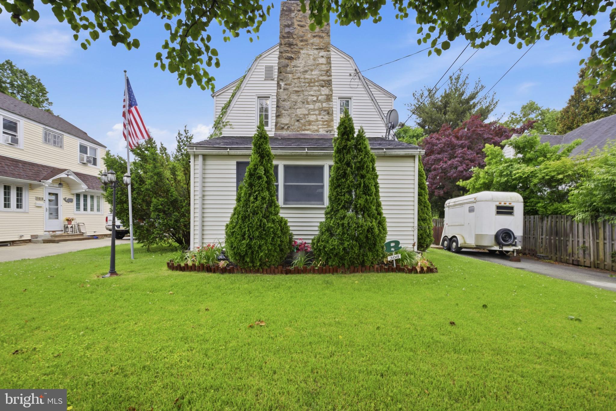 Incredible opportunity in the heart of Ridley Park! This classic Dutch Colonial offers the perfect blend of character, functionality, and location. Featuring 3 bedrooms, 1 full bathroom, a sensible layout, bonus living space, and an awesome backyard, this is the type of home buyers wait for. Pull down Cresswell St, step onto the property, and immediately feel the neighborhood charm that makes this section of Ridley Park so desirable. First Floor: A traditional and functional layout featuring a spacious living room, dining area, updated kitchen, and a versatile bonus room that works perfectly as a den, playroom, home office, or additional entertaining space. The layout simply makes sense and provides flexibility that’s hard to find. Second Floor: Three well-sized bedrooms with great natural light and a full hall bathroom. Basement: Full basement offering laundry, storage, and additional usable space depending on your needs. Exterior: One of the standout features here is the backyard space. The fenced rear yard provides plenty of room for entertaining, pets, gardening, or simply enjoying summer nights outside. Private driveway parking adds additional convenience. Additional Upgrades Include: Renovated kitchen (2026), fencing (2022), front and storm door replacement (2022), water heater replacement (2024), updated appliances including dishwasher (2025) and stove (2023). Location is a huge part of the appeal here. ABC Field is just a block away, while the Ridley Park train station and business district are within walking distance. Enjoy local favorites like BrickHaus, Chill Out Chocolate Therapy, Dolan’s Bar, and other small businesses that give Ridley Park its unique small-town feel and strong sense of community. Convenient access to I-95, 476, Philadelphia International Airport, Center City Philadelphia, and everything Delco has to offer.