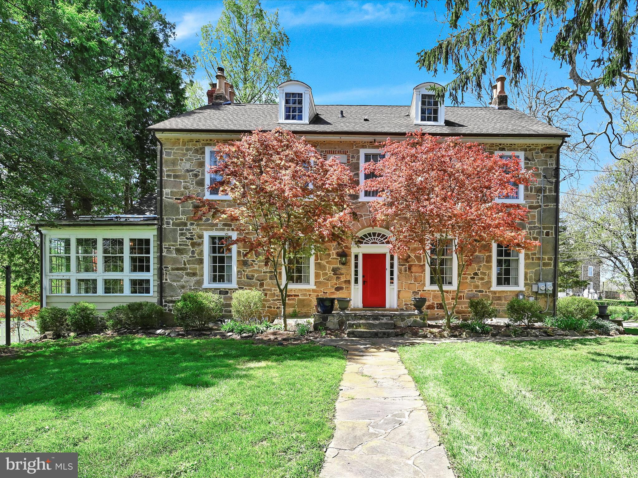 Welcome to 21 Sheeder Mill Road!  A beautiful stately manor with 8 bedrooms (4 on 2nd floor and remainder on 3rd Floor), 3.5 bathrooms with 10 fireplaces and 3 car detached garage!  All of this situated on a scenic 12.3 acres with property boundary bordering over ¼ of mile in length along the French Creek! Located just on the outskirts of the Birchrunville and Kimberton area this estate has been an iconic landmark in the community for close to two hundred years!     
Originally built with the purpose of being an Inn for travelers, it is said road logistics changed during construction which resulted with the original owners and prominent citizens… husband and wife repurposing this for use as their family’s home and additionally an onsite local mill.  This resulted in a home that was and is much grander in scale to both today’s and yesterday’s standards! 
The integrity and intent of the original lay out has been well preserved; even with a large kitchen addition in the late 1800’s and great room with master bedroom suite addition in the 1960’s.  These were both added without changing the original floor plans and seam in flawlessly with the original space and compliment modern living!   
The first floor is perfectly suited for everyday living and entertaining.  The great room addition is perfect for entertaining!  Open the french doors and the outside and inside become like one and provide a welcoming introduction to the pool space and inviting views of the pasture!  
The property itself offers wonderful lifestyle options and views. The equestrian or cattle person will appreciate the three stall barn, fenced in pasture, paddocks and a trail head accessible just off the property for horse riding...these trails are just across French Creek and are owned by the township as preserved open space!  
The fly fishing enthusiast will appreciate a ¼ mile of THEIR own property bordering along the trout stocked French Creek; set aside by the state exclusively for the fly fishing purists! Step right off the back and into the creek and wet a line! The athlete and nature lover will enjoy hiking off the property, going for a swim in the outdoor pool or opting to hike out to the swimming hole at the far end of the property! The history lover and aficionado will be engrossed for years, there is much information on original owners Frederick and Anna Sheeder, this home and the mill. 
Words cannot do this home justice a picture says a thousand words a visit will say much, much more!