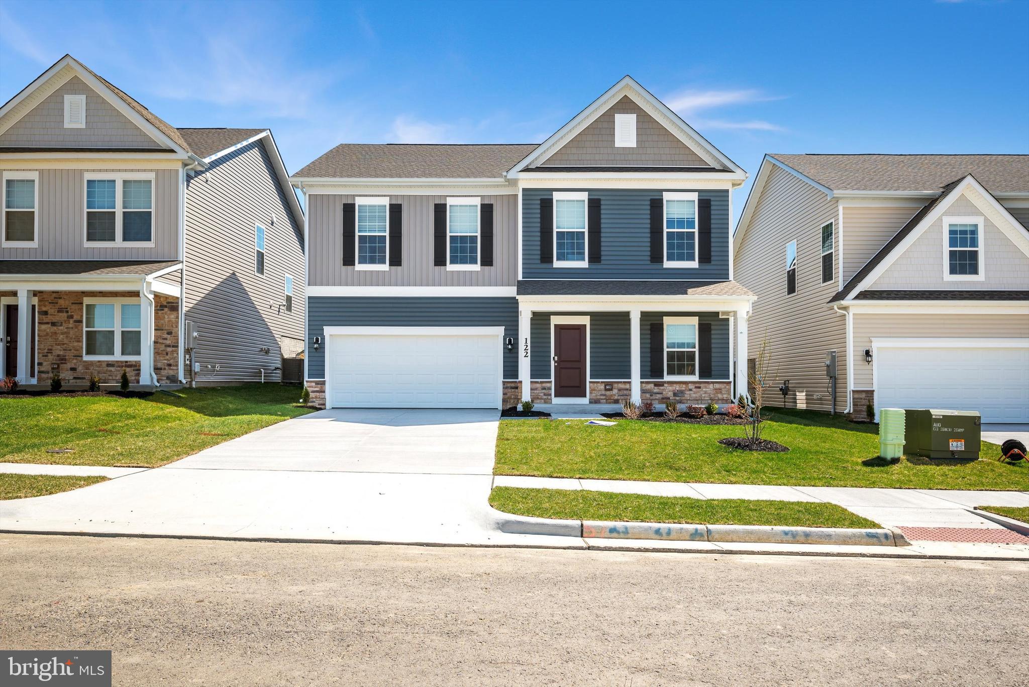Be the first to live in this Beautiful new home in the desirable West Wind community! Offering over 2200 square feet in a fantastic, multi-dimensional floorplan that really takes advantage of all of the space this home offers. The ground level features a 2-car oversized garage with plenty of storage space, and a flexible bedroom or home office with a full bath, ideal for someone working from home, or for an in-law suite for someone needing ground level entry. Ascending to the main level of the home, you'll love the spacious open concept highlighting a modern kitchen with white cabinets, granite countertops, stainless steel appliances, and a walk-in pantry. This level also provides access to one a great, level yard, perfect for outdoor enjoyment. The upper floor hosts spacious rooms including a bright laundry room with washer & dryer, 2 large bedrooms sharing the hall bath, and a great owner's suite with private bath and walk-in closet. The community also has a great playground area, and large open green space right out your front door, all with easy access to 81, 66, and 340 for easy commuting. Come tour this home and make it yours today!