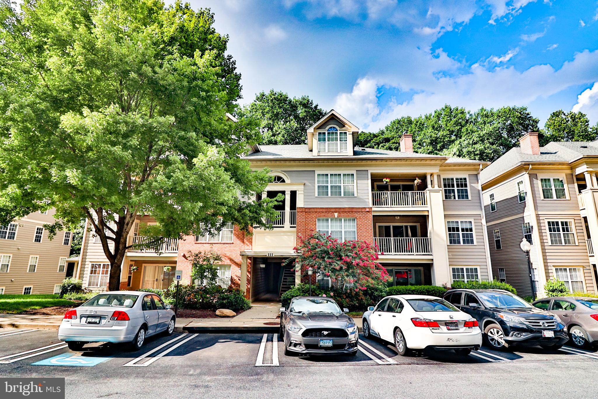 Recently updated spacious 2 bedroom/2 bathroom unit. Newer flooring , paint, and updated kitchen with new cabinets, back splash, granite counter tops, stainless steel appliances, under cabinet lighting, flooring. In unit washer/dryer in laundry room. Primary bedroom has a large walk-in closet with private bathroom and oversize tub. 2nd bedroom has en suite bathroom with an extra door to the hallway for guest use. Ground floor unit with private rear patio facing nature and Muddy Branch stream. Walk around the corner to an open area (perfect for pets). Conveniently located near Muddy Branch Square shopping center, Rio, Crown, I-370, I-270 and other major arteries. Property will be professionally deep cleaned and all touch-up work will be completed prior to move-in. Professionally managed. Online application, $50/application fee per each individual adult occupant. Excellent credit required. Pets case by case.