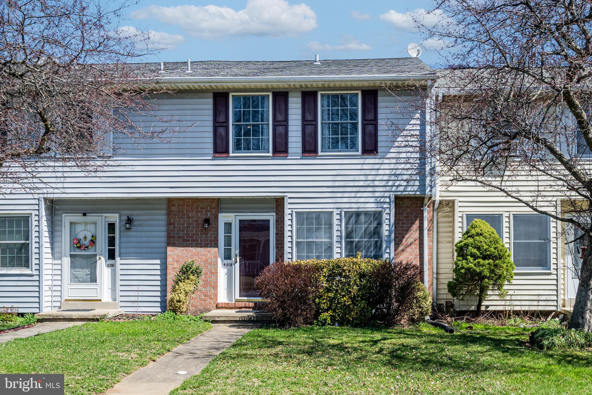 ****OPEN HOUSE FOR SUNDAY THE 29th. IS CANCELED**** Open House Sunday 3/29/26 from 12:00-2:00* Welcome to this beautifully maintained townhouse located in the desirable Kimberly Village community! This home offers a spacious and inviting layout, perfect for both everyday living and entertaining.

The upper-level features three generously sized bedrooms, including a primary suite complete with its own private full bath and two large closets, providing ample storage. The updated hall bathroom boasts a luxurious spa tub—perfect for relaxing after a long day.

On the main level, you’ll love the stylish updates, including new luxury vinyl plank flooring in the dining area and sunken living room, adding both durability and modern charm. The living space flows seamlessly and opens to a Trex deck, ideal for enjoying warm summer evenings or hosting guests.

The finished lower level adds even more living space with brand new carpeting and a convenient walk-out, making it perfect for a family room, home office, or recreation area.

Step outside to a fully fenced backyard, offering privacy and space for pets, gardening, or outdoor gatherings. A shed provides additional storage for tools and equipment.

This home truly combines comfort, style, and functionality—don’t miss your chance to make it yours!
