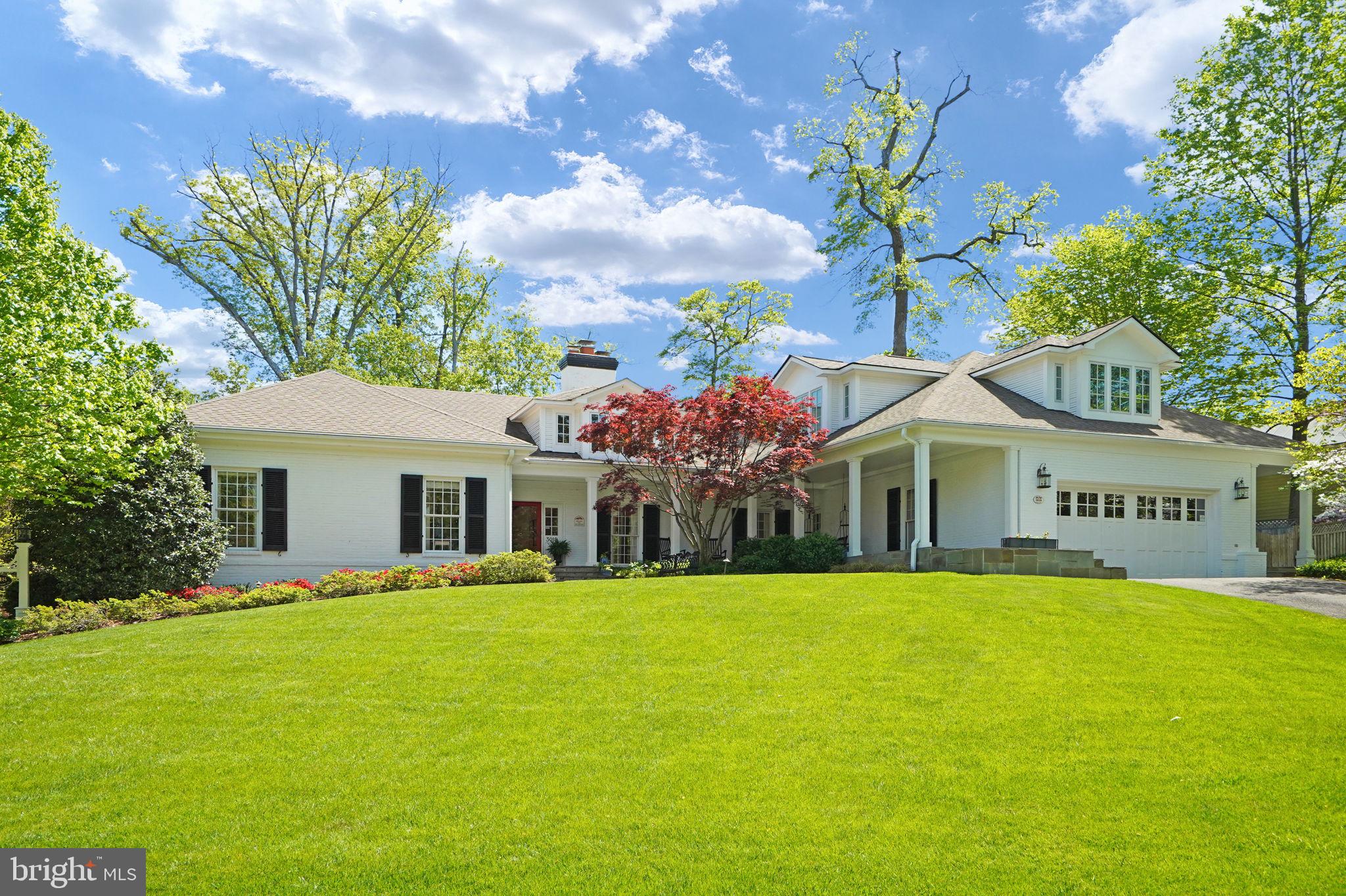 Prominently situated in the double cul-de-sac enclave of Rock Spring Court, this timeless expanded Colonial seamlessly marries classic charm with modern luxury. Meticulously updated and expanded, this home boasts refined elegance and spacious living. Resting on a 1/2-acre lot with thoughtfully planned, mature landscaping and ample hardscaped areas for relaxation and entertainment, there are simply no comparable homes on the market.  This is not your typical new construction style home; it has character and attributes that come with decades of planning, updating and continuous care.  
The main level boasts a gourmet kitchen that flows into a spacious and cozy family room which is adjacent to the formal living room, both with fireplaces.  There are 2 ensuite bedrooms on the main level including a luxurious owners suite with two walk-in closets and a fully renovated spa-like bathroom.  The upper-level features 4 bedrooms and 2 full baths, one of the bedrooms is in a separate wing and is currently being utilized as an incredible home office.  The lower level includes a full bar, billiards and gaming room, family room, a full bathroom and ample storage.   There are simply too many features to list, this is a must-see home and a truly once in a lifetime opportunity.