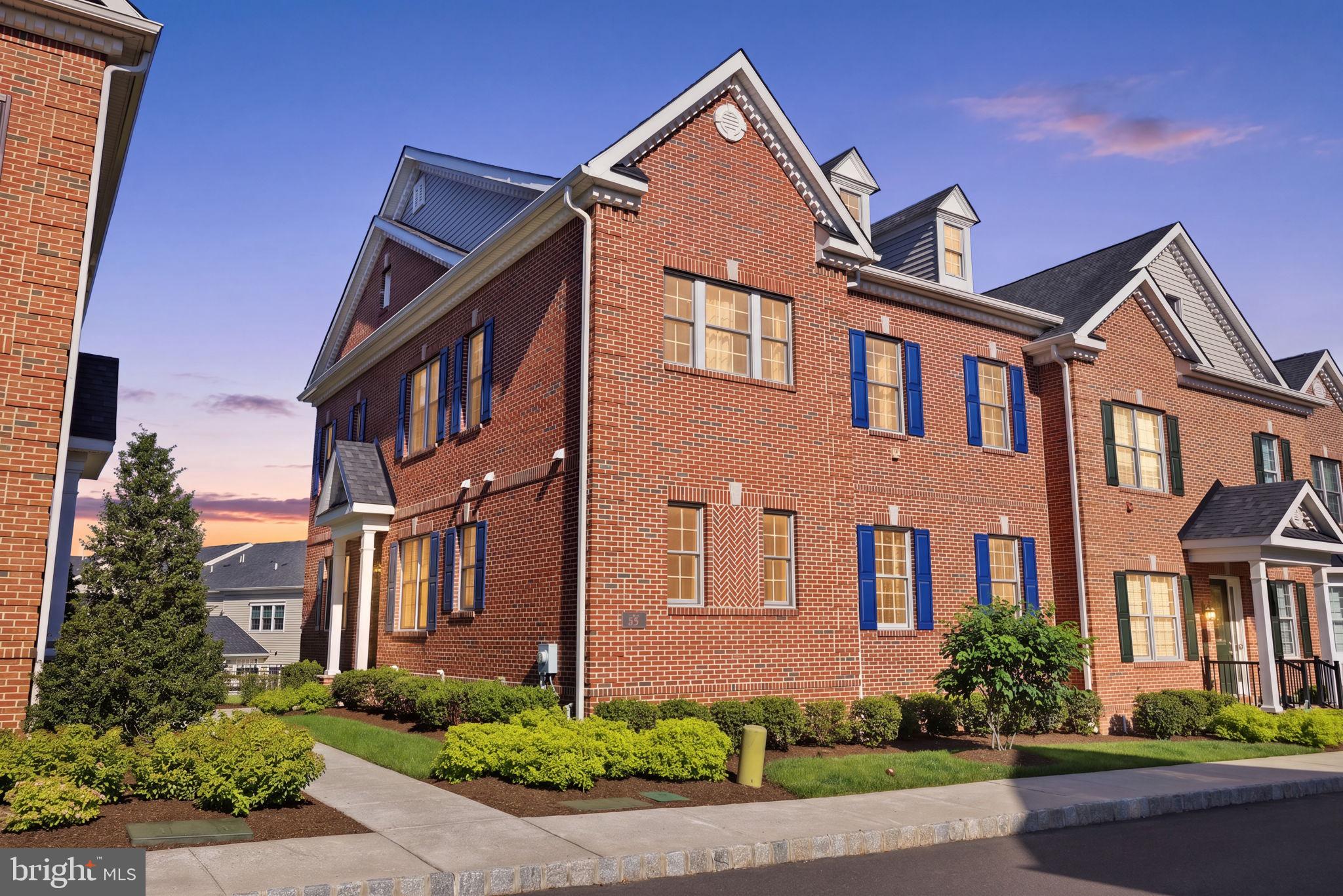Rarely offered in Yardley Borough, this elegant brick townhome features a highly sought after first floor primary suite and offers simplified luxury living within the exclusive Yardley Walk community.

Tucked into the back of the neighborhood, Yardley Walk is known for its meticulously maintained grounds, beautiful landscaping, and exclusive feel. The community’s walking trails connect directly to downtown Yardley Borough, allowing residents to stroll over the private bridge to Lake Afton or into town for coffee, dinner, shopping, and community events.

Inside, beautiful hardwood floors, abundant natural light, and an open, inviting floor plan create the perfect atmosphere for both everyday living and entertaining. The kitchen opens seamlessly to the family room, where walls of windows overlook the private deck, an ideal space for outdoor entertaining, morning coffee, or simply relaxing in a peaceful setting. The family room is anchored by a beautiful gas stone fireplace, creating a warm and inviting focal point.

The main level features a spacious first floor primary suite complete with two large custom walk in closets and a luxurious bathroom featuring an updated shower stall and soaking tub.

Upstairs, you will find three additional bedrooms, including one with its own ensuite bath and large walk in closet. The remaining two bedrooms share a full hall bath and are both generously sized with large closets. A spacious loft area provides flexible living space perfect for a second family room, office, or reading area, while the oversized storage room offers exceptional convenience.

The finished basement adds even more living space and is ideal for relaxing, entertaining, or creating a home gym. There is also additional storage space and the basement is already roughed in for a future bathroom.

Additional highlights include a two car garage complete with shelving and storage racks.

This location is also a commuter’s dream with convenient access to Princeton, Philadelphia, and New York City. Hamilton Train Station is approximately 15 minutes door to door, making travel exceptionally convenient.

An added bonus is that the property taxes for this home are lower than many homes within the community, currently at $14,798.

This is a rare opportunity to enjoy spacious, simplified luxury living in one of Yardley Borough’s most desirable communities.