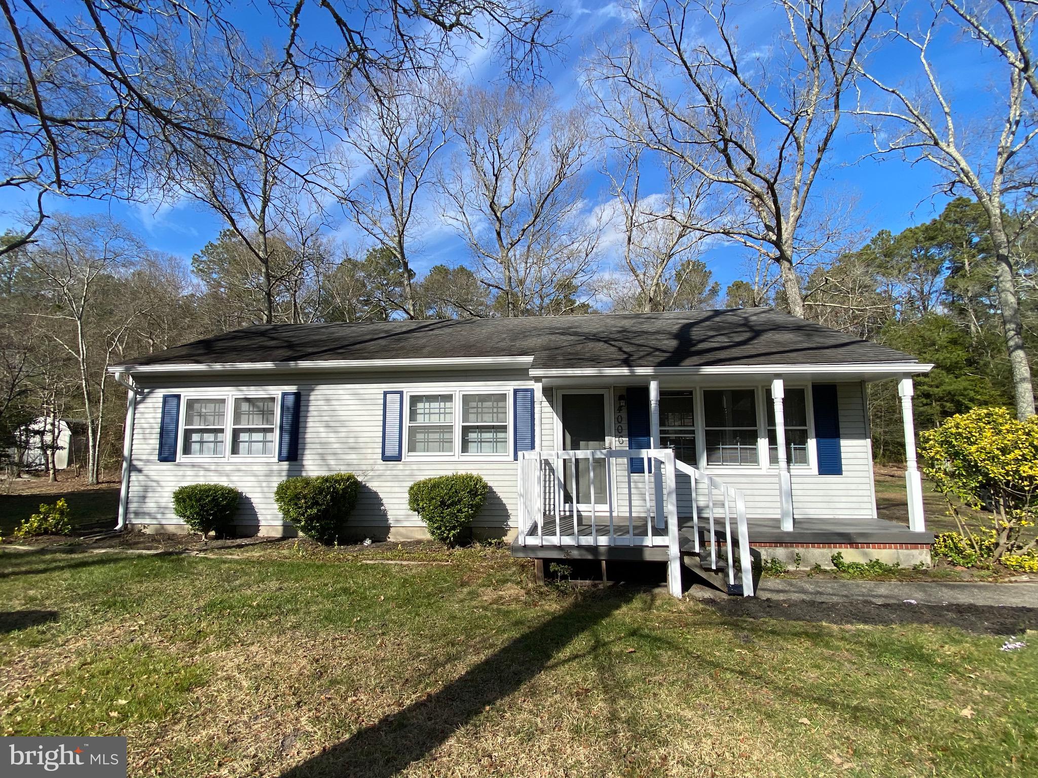 Welcome to this extremely well maintained, 3 bed 1 full bath  Ranch home. Located on a quiet dead end Cul-de-Sac. This tranquil 3/4 acre lot has 2 outbuildings and borders the Johnson Wildlife Area.  The interior of the home has been meticulously cared for by the previous homeowner. This home has  never been rented prior to this and is complete with air conditioning to keep the home comfortable year round. Located close to all Salisbury has to offer, and not far from the local beaches. You will have to come see this one for yourself!