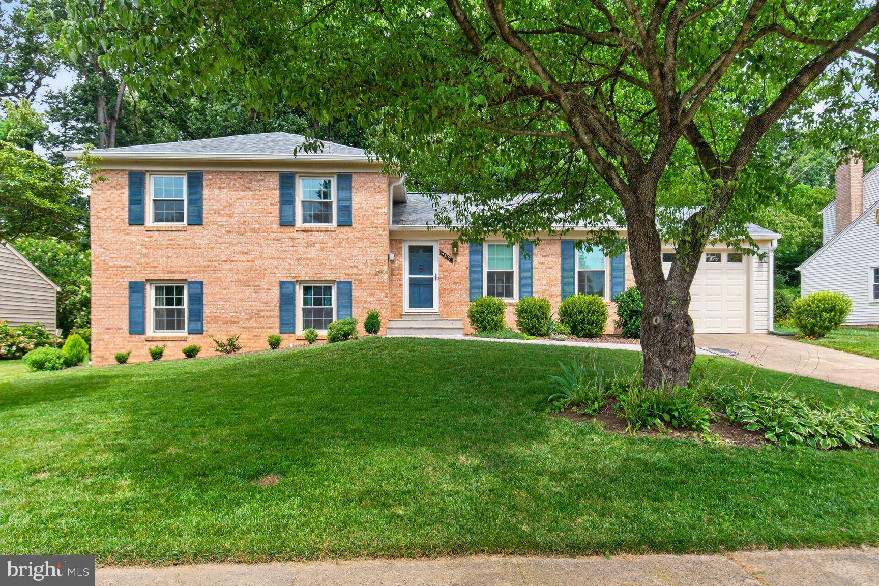 Nestled on a quiet cul-de-sac in the sought after Wakefield Chapel Woods and within the top tier school district, this beautiful 4 level home has been fully updated from top to bottom (roof, windows, HVAC,  kitchen & appliances, bathrooms, flooring, painting, garage, front entry and back patio). The renovated kitchen on the main level embraces an open floor concept with saddle brown wood cabinetry, dual black quartz sink, brushed gold multifunctional faucet, white quartz countertop, a large center island with bar seating and two pantries, opening to cozy living and dining spaces. The stainless steel appliances include a 5 burner stove range with an exhaust hood, a microwave drawer under the counter, a quiet dishwasher and a side-by-side refrigerator. The main level dining room offers a large table for dining, overlooking scenic pastures,  while the living room is filled with light for delightful conversation/relaxation in comfort, accented by wood floors on the main and lower levels. Enjoy the fresh air and cookout in the back patio with an expansive green view. The upper level features  a primary bedroom suite with two organized closets, two additional bedrooms, a hallway full bathroom, and a linen closet. The lower level1 offers an inviting family room,  two more bedrooms(one as an optional office), a full bathroom and a laundry room with an oversized sink. A rare second lower level2 highlights an office room, a large recreation room and a utility room with storage shelves. There is also a large shed next to the garage for storage or DIY work. The garage includes an EV charging outlet and an attic for even more storage capacity.  Located close to parks, schools, shops, restaurants and major commuter routes, this spacious well-cared for home combines style, character with functionality, storage and modern amenities in one of the most desirable settings in N VA.