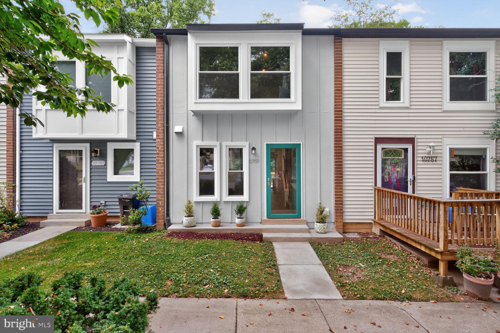 Rarely available and beautifully renovated, this 2-bedroom, 2-bath townhome is tucked away on a quiet cul-de-sac and backs directly to Sligo Creek Park, offering exceptional privacy and peaceful wooded views from every level. With no neighbors behind, this home provides the perfect blend of nature and convenience.

Thoughtfully renovated in 2026, the home features a stunning new kitchen with blue cabinetry accented by gold hardware, quartz countertops and a matching backsplash, gray Spanish tile flooring, recessed lighting, and new frosted-panel windows that provide natural light while maintaining privacy. The kitchen is equipped with a new LG refrigerator, GE oven, GE dishwasher, and a sleek new range hood.

Fresh paint and new hardwood flooring throughout create a bright, fresh, and modern feel. The main level offers an open-concept living and dining area with a sliding glass door leading to a brand-new deck overlooking the trees—an ideal space for relaxing, entertaining, or simply enjoying the peaceful setting.

Upstairs, you'll find two spacious bedrooms and a beautifully renovated full bathroom featuring a Carrara marble vanity, elegant gray Spanish floor and shower tile, gold fixtures, and a newly tiled tub/shower. The finished walk-out lower level offers a spacious recreation room, a second fully renovated bathroom with a Carrara marble vanity, gray Spanish floor and shower tile, gold fixtures, a custom frameless glass shower door, and a newly tiled shower. Both bathrooms are thoughtfully designed with three light sources, including vanity lighting, a lighted exhaust fan, and recessed adjustable lighting within the shower, creating bright, functional, and inviting spaces.

The walk-out lower level also provides direct access to the private patio, along with a separate laundry and storage area, offering flexible space for guests, a home office, or everyday living.

Ideally located just minutes from both the Forest Glen and Wheaton Metro stations, this home offers convenient access to public transportation, shopping, restaurants, schools, parks, and the scenic trails of Sligo Creek Park. Beautifully updated and truly move-in ready, this exceptional townhome combines modern finishes with a peaceful, park-like setting in one of the area's most desirable locations. Virtually enhanced. 

HOA dues $112.95/mth -