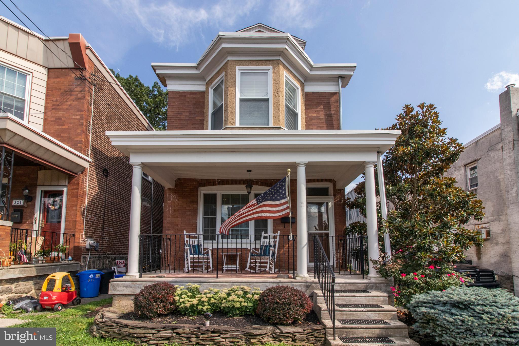 Welcome home to 317-19 Rector Street!  Picture perfect home (now painted GRAY throughout) on a quiet block in the heart of Roxborough!  This is a rare SINGLE family detached home that includes a large private driveway that can fit 4+ cars!  (no more parking hassles)  Move right into this 3-story, 4 bed, 2.5 bath home and enjoy all the amenities Roxborough has to offer.   Enjoy your open concept living /dining room space with hardwood floors, recessed lighting,  tons of windows and a convenient half bath.   Next, head into your updated kitchen featuring a large island perfect for prepping and entertaining.   This kitchen is massive in size and you'll appreciate all the cabinet storage it has to offer.   Just off the kitchen is your backyard oasis.  If you love to BBQ in the summertime, you'll have all the space you need!    Continue to the 2nd floor to find 3 bedrooms and 1 full bathroom.  The 3rd floor features the "loft style" master bedroom with your private ensuite master bath.   If you need additional storage, you have a full size unfinished basement with high ceilings!  Live within minutes of Main Street Manayunk, Ridge Avenue and a short drive to Center City.  Come see this home for yourself appreciate everything it has to offer!  (NOTE: Pics are from when owner lived there)