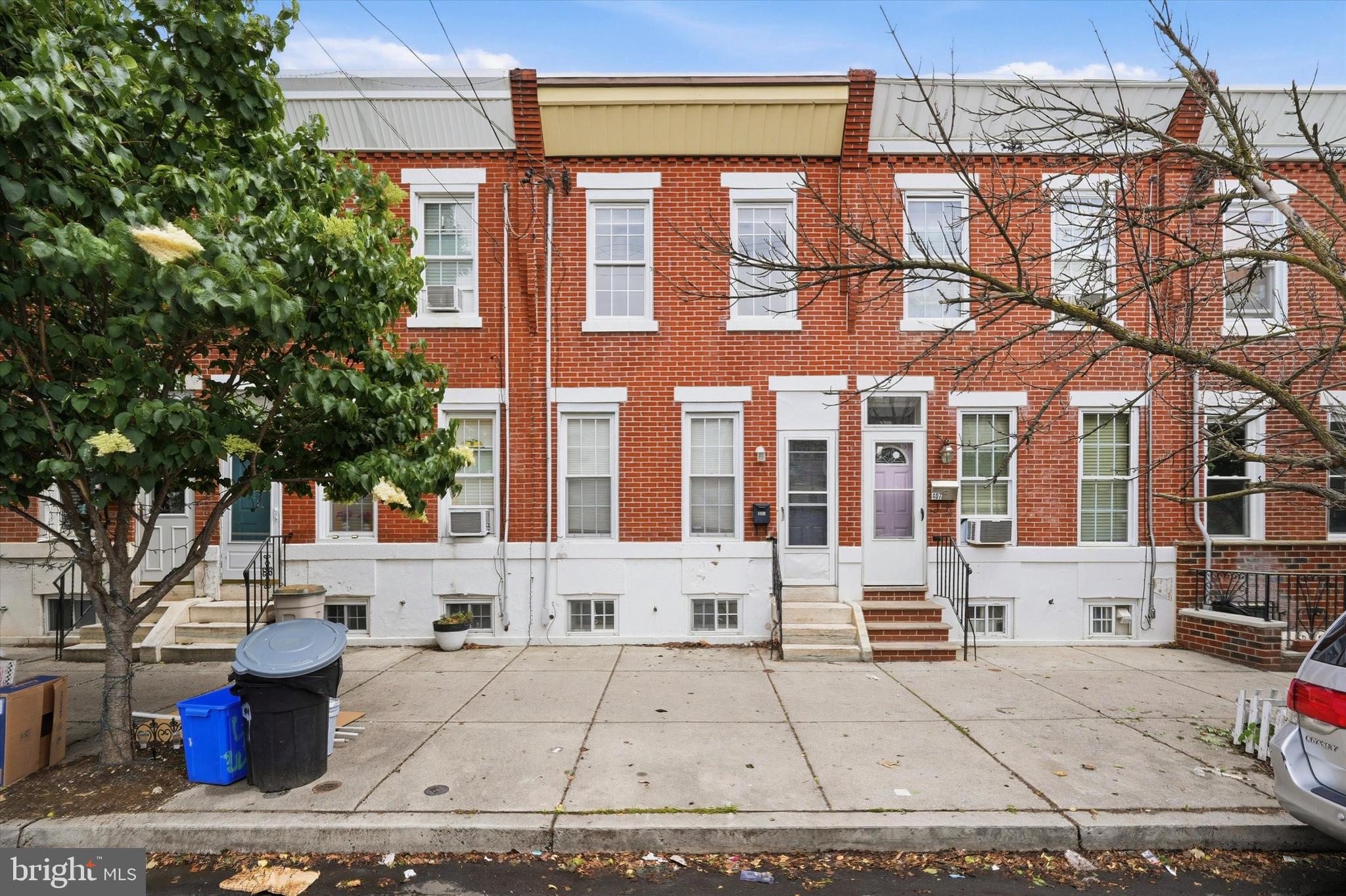 Welcome to 409 Wolf St! This great home boasts newer hardwood floors (2021) throughout. The living and dining room combo are large enough for a cozy sectional couch/sitting area and other furniture. The dining area is large enough for a larger dining table and chairs. Perfect space for hosting people! The kitchen was updated with modern features and appliances and has ample room for additional seating or storage. The first floor also features a half bathroom! The finished basement is large enough for an additional living space/office etc... The laundry area is in the basement and has great storage and space for all of your needs.

On the second floor, you have a newly renovated full bathroom (2021) with a large soaking tub/shower. The bathroom has a beautiful tiling throughout on the walls and floor. 

The three bedrooms boast great natural light, ceiling fans, and great closet space! There is a private patio in the back that is large and private for all of your outdoor oasis needs!
Newer mechanics in the house installed in the last 5-10 years. A brand new rubber year roof installed March 2026, including a 30 year lifetime warranty! This home also features a new commercial grade  HVAC unit with a 5 year limited warranty!

This gorgeous home is on an excellent block on Wolf St in a wonderful growing community! This property is located close to Mifflin Square Park, Dickinson Street Park, accessible to major grocery stores and shops Along Oregon Ave and Columbus BLVD. Multiple bus routes accessible in the area as well to get you to Center City, the Store and anywhere else you may need to go! Not far from the Sports complex , FDR Park, major highways and bridges and Center City! Contact us today for your showing!