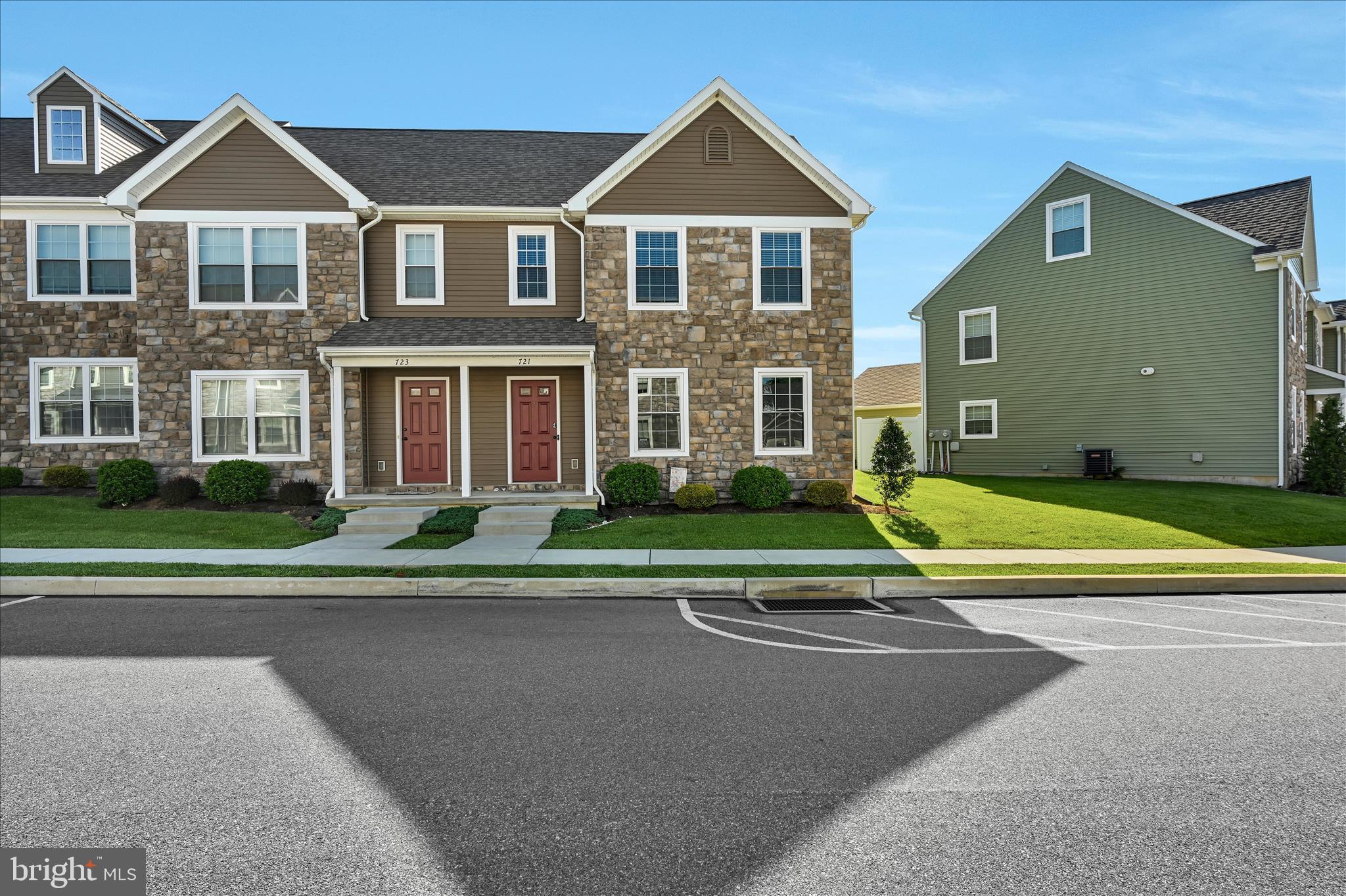Welcome home to this beautifully maintained end-unit townhome in the sought-after Trail Side community!  Built in 2020 and showing like new, this 3-bedroom, 2.5-bath colonial offers 1,736 sq ft of stylish living space across 2.5 levels. Enjoy LOW-MAINTENANCE lifestyle with HOA covering lawn maintenance, snow remal, trash, Community pool!  Enjoy the ease of main-floor laundry, a 1-car attached garage, and much more!  Conveniently located minutes from schools, shopping, the PA Turnpike, and just 22 minutes to Hershey Medical Center.  Move-in ready — schedule your tour today!