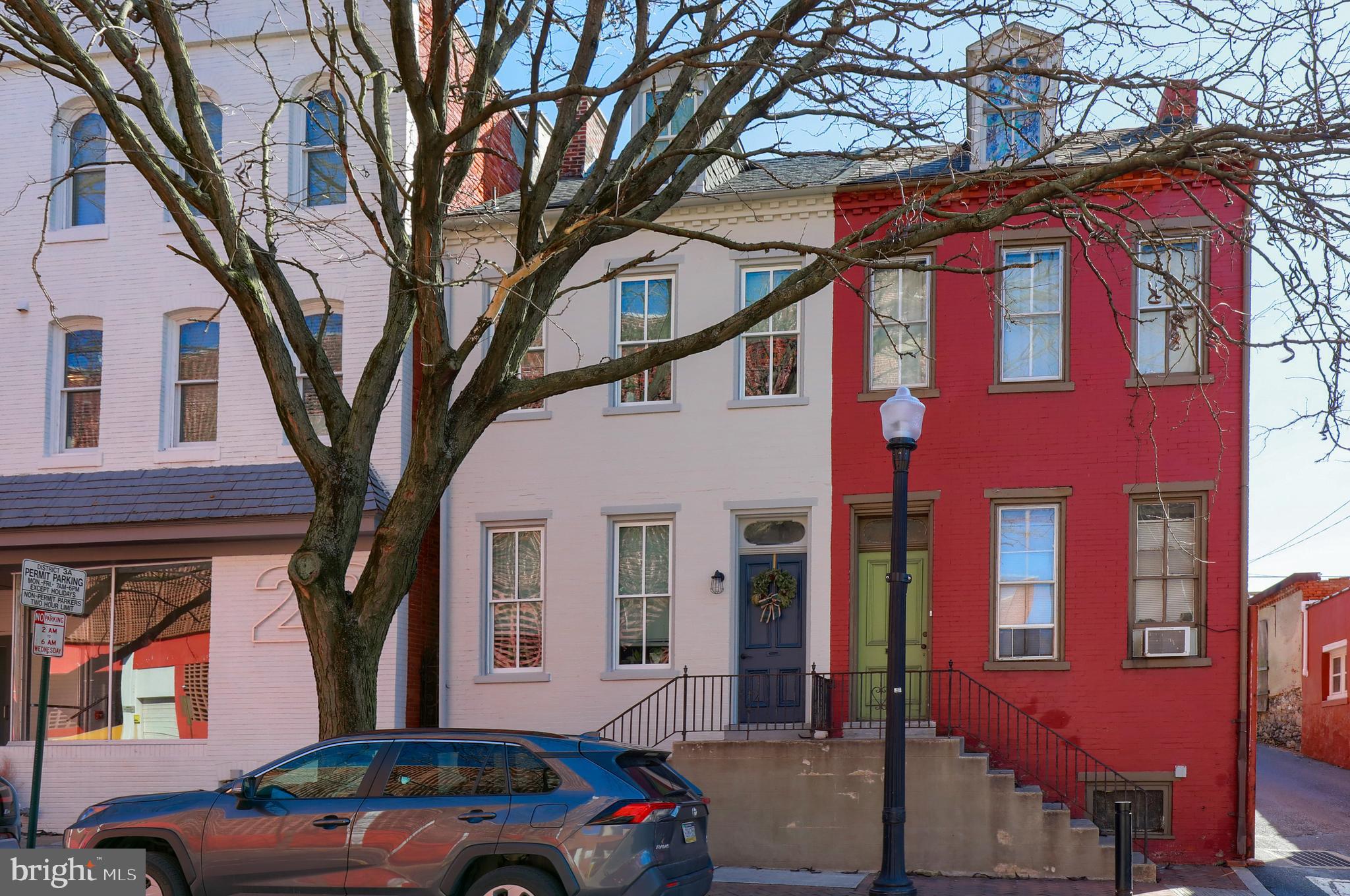 Beautifully renovated 3-unit apartment building in the heart of Lancaster City Historic District. 3 separate 1 bedroom, 1 bath units all have separate entrances with all gas and electric utilities being paid by tenants. Turn key maintenance for the owner. Each unit offers updated interiors with new kitchens, stainless steel appliances, granite counters, exposed brick, hardwood floors and tiled bathrooms. Units 1 & 3 include in-unit laundry. All units feature separate heating and cooling systems. Set up to offer each unit 1 off street parking space in directly adjacent parking lot. This building and location have low maintenance cost, is easy to rent and provides great cash flow.