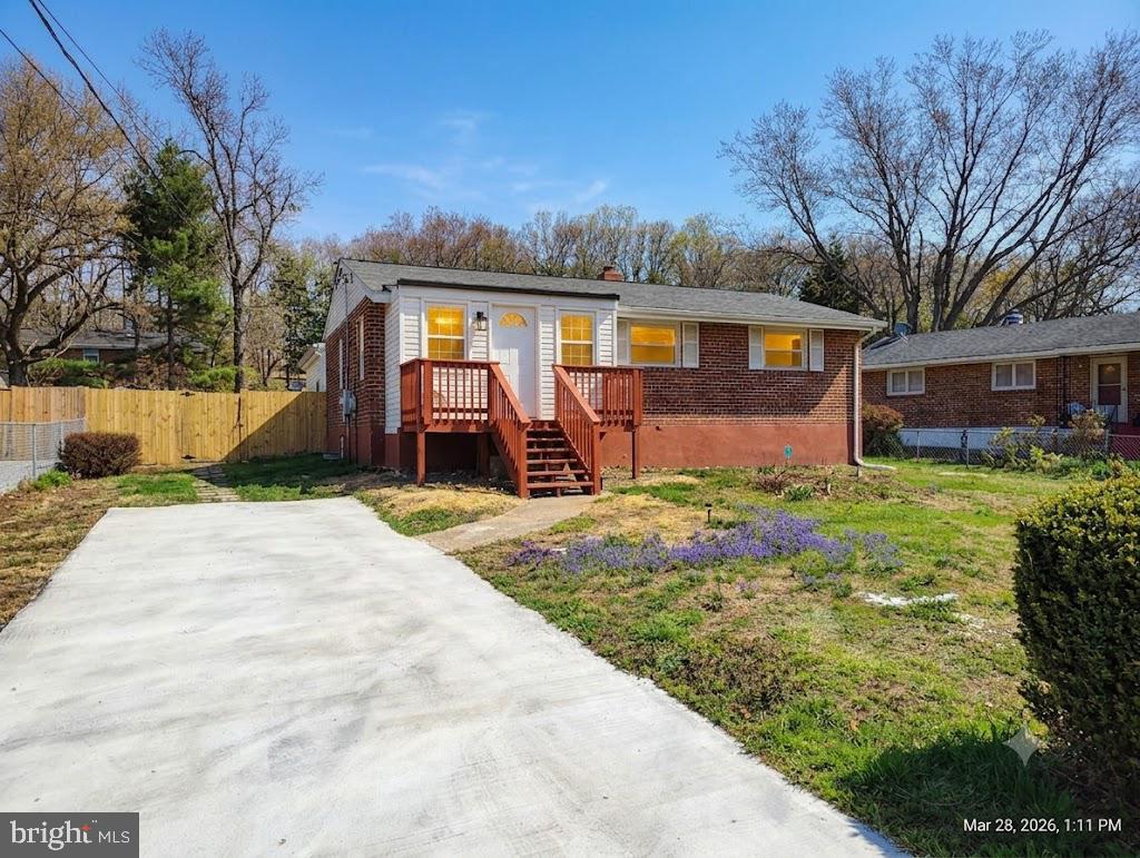 Back on the market due to the buyer's financing falling through. No fault of the seller.
Beautifully updated single-family home in Alexandria featuring modern upgrades and flexible living space! Conveniently located near I-395, I-495, and I-95, this home offers easy access to Washington, DC and surrounding areas.
The main level includes 3 bedrooms and 2 full bathrooms, while the fully finished lower level offers 3 additional bedrooms (NTC), 1 full bathroom, and a separate kitchenette—perfect for extended family or potential rental use.
Recent updates include new windows, updated kitchen with new cabinets and appliances, new luxury flooring, fresh paint throughout, and a brand new washer and dryer.
Move-in ready and ideally located near shopping, dining, and parks—this home offers comfort, convenience, and great value! There is NO HOA.