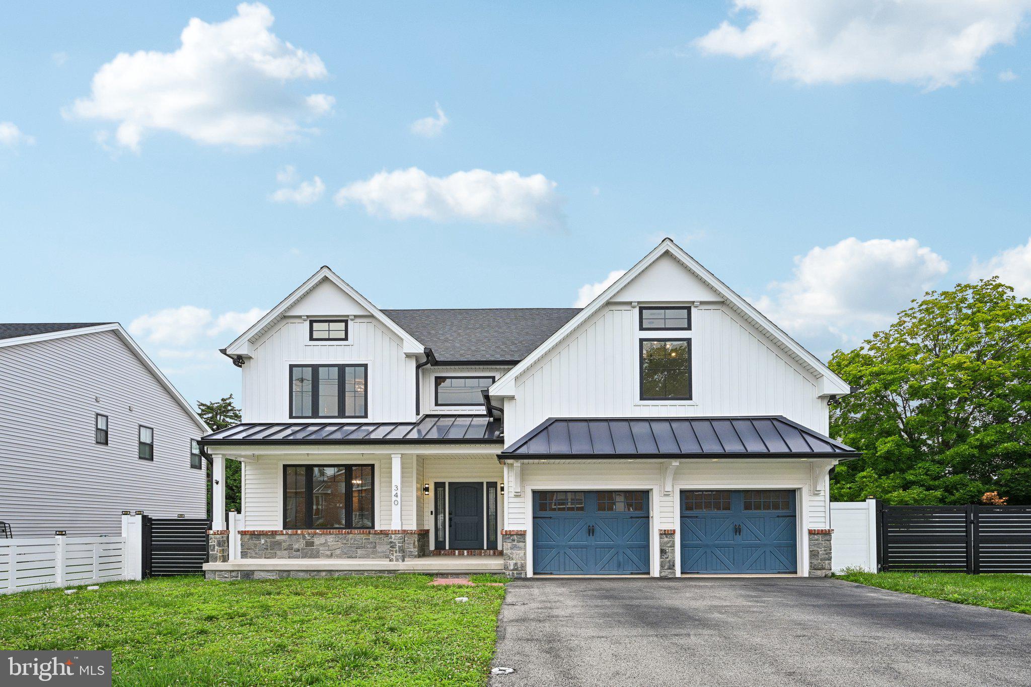 Experience the look and feel of new construction without the restrictions or fees of an HOA in this extraordinary custom residence, personally designed and lightly lived in by an experienced designer-builder. Every finish, material, and design element was intentionally selected to create a home that blends timeless architecture, exceptional craftsmanship, modern technology, and everyday comfort.
From the moment you arrive, the curb appeal is unforgettable. Reclaimed brick and natural stone, standing seam metal roof accents, stamped Old World brick concrete walkways, custom garage doors, Fypon columns, bluestone accents, Azek trim, and Andersen architectural windows with black interior and exterior frames create a striking first impression. The fully fenced backyard is equally impressive with custom aluminum gates, solar post lighting, a level lawn, stormwater management system, an outdoor gas line for grilling, and ample space for a future pool, outdoor kitchen, or custom hardscaping.
Inside, soaring ceilings, oversized windows, Bellawood maple hardwood flooring, Restoration Hardware lighting, designer crystal fixtures, rounded drywall corners, upgraded millwork, and a dramatic two-story foyer establish an atmosphere of refined elegance. A floor-to-ceiling Castle Gate thin brick accent wall extends from the foyer through the main living area and into the basement, creating a signature architectural feature. Two flexible first-floor rooms provide endless possibilities for home offices, a library, fitness space, or playroom.
Designed for entertaining, the chef-inspired kitchen showcases custom double-stacked soft-close cabinetry, a massive dual waterfall island with Viscount White granite, full-height granite backsplash, premium Delta touch faucets, custom CooperSmith hood, Rev-A-Shelf storage solutions, an expansive walk-in pantry, and a professional Dacor appliance package featuring steam/convection wall ovens, a 48-inch gas cooktop with griddle and wok, column refrigerator and freezer, dishwasher, wine preservation system, and a separate Liebherr dual-zone wine tower. The adjoining butler's area adds glass display cabinetry, fresh produce storage, and a four-bottle wine dispensing station with argon preservation technology.

The open-concept great room is anchored by a stunning Napoleon Allure linear fireplace, custom built-ins with leathered granite, surround sound, and expansive windows overlooking the backyard. Natural light fills every space, creating an inviting atmosphere throughout.
The luxurious primary suite offers tray ceilings, crystal lighting, a color-changing Napoleon fireplace, oversized walk-in closets with custom organization systems, and a 20-foot all-season balcony enclosed with Andersen sliding windows overlooking the backyard. The spa-inspired bath features a two-person smart Jacuzzi with cascading waterfalls, built-in speakers, multicolor lighting, dual rain showers, frameless glass enclosure, dual vanities, heated towel bar, natural slate accent wall, and designer finishes.
Additional highlights include oversized secondary bedrooms, a beautifully appointed hall bath with Swarovski crystal hardware and Volga Blue granite, a thoughtfully designed laundry room with custom cabinetry, quartz countertops, farmhouse sink, beverage refrigerator, and built-in organization.
Built with efficiency and quality in mind, this home features a Superior Walls foundation, Zip System exterior sheathing, 2x6 exterior construction, spray foam insulation, R-38 attic insulation, dual-zone Bryant HVAC, concealed fire sprinkler system, Ring security cameras and doorbell, Nest cameras, CAT5 wiring, whole-home audio prewiring, internet extenders, smart lighting, and a partially finished basement offering approximately 1,800 additional square feet ready for customization. Once completed, the home will offer approximately 5,200 square feet of exceptional living space.
This is more than a luxury home—it is a showcase !