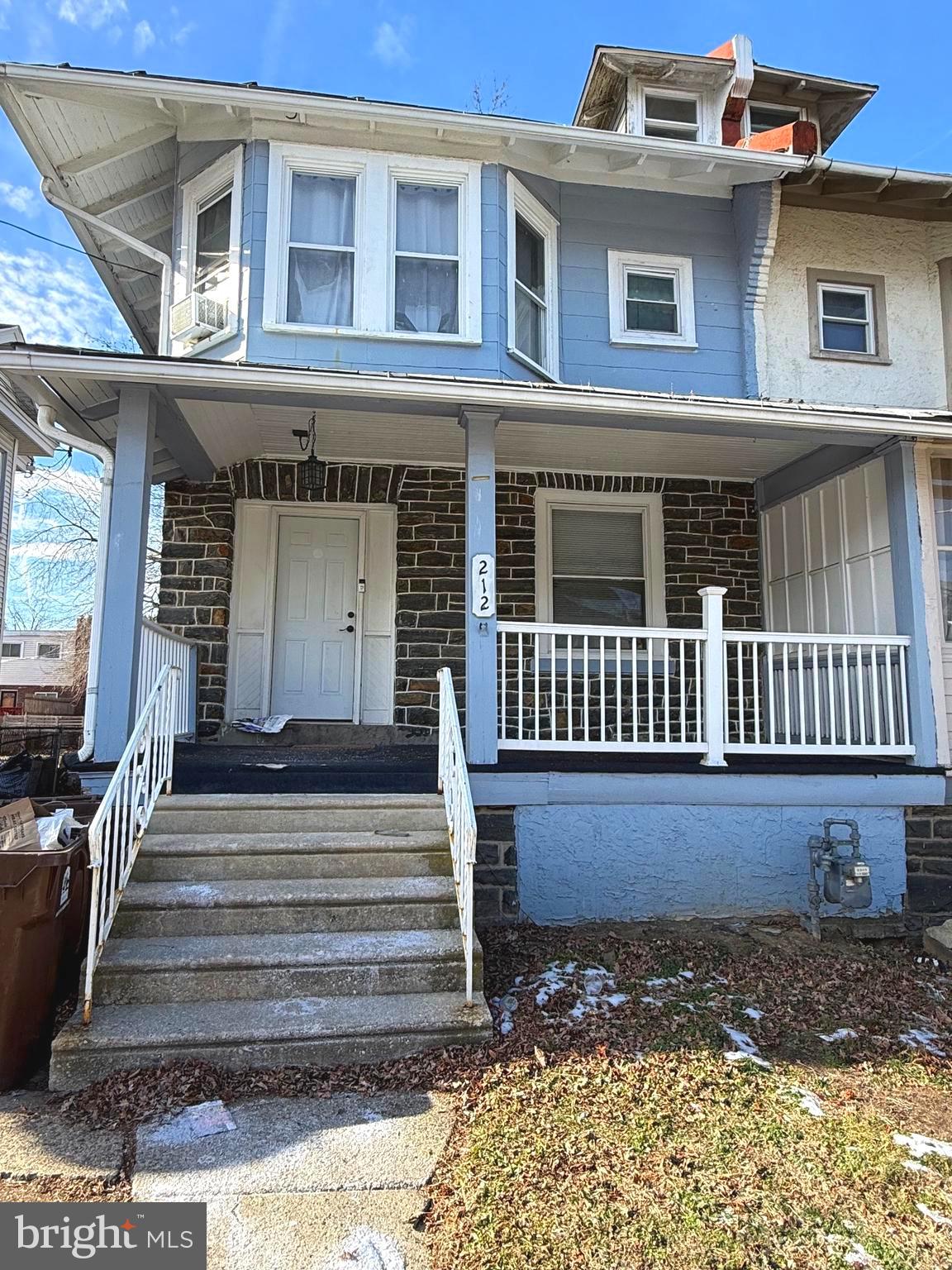 Opportunity awaits at 212 N Maple Ave in Lansdowne. This spacious three-story home offers a large living room, formal dining room, and an oversized kitchen with ample cabinet space. The upper levels provide multiple bedrooms plus a finished third-floor space that can serve as an additional bedroom, office, or bonus area.

The property also includes a full unfinished basement, covered front porch, and side yard. The home does require cosmetic updates and a new roof, offering great potential for investors or buyers looking to renovate and build equity.

Sold in as-is condition.