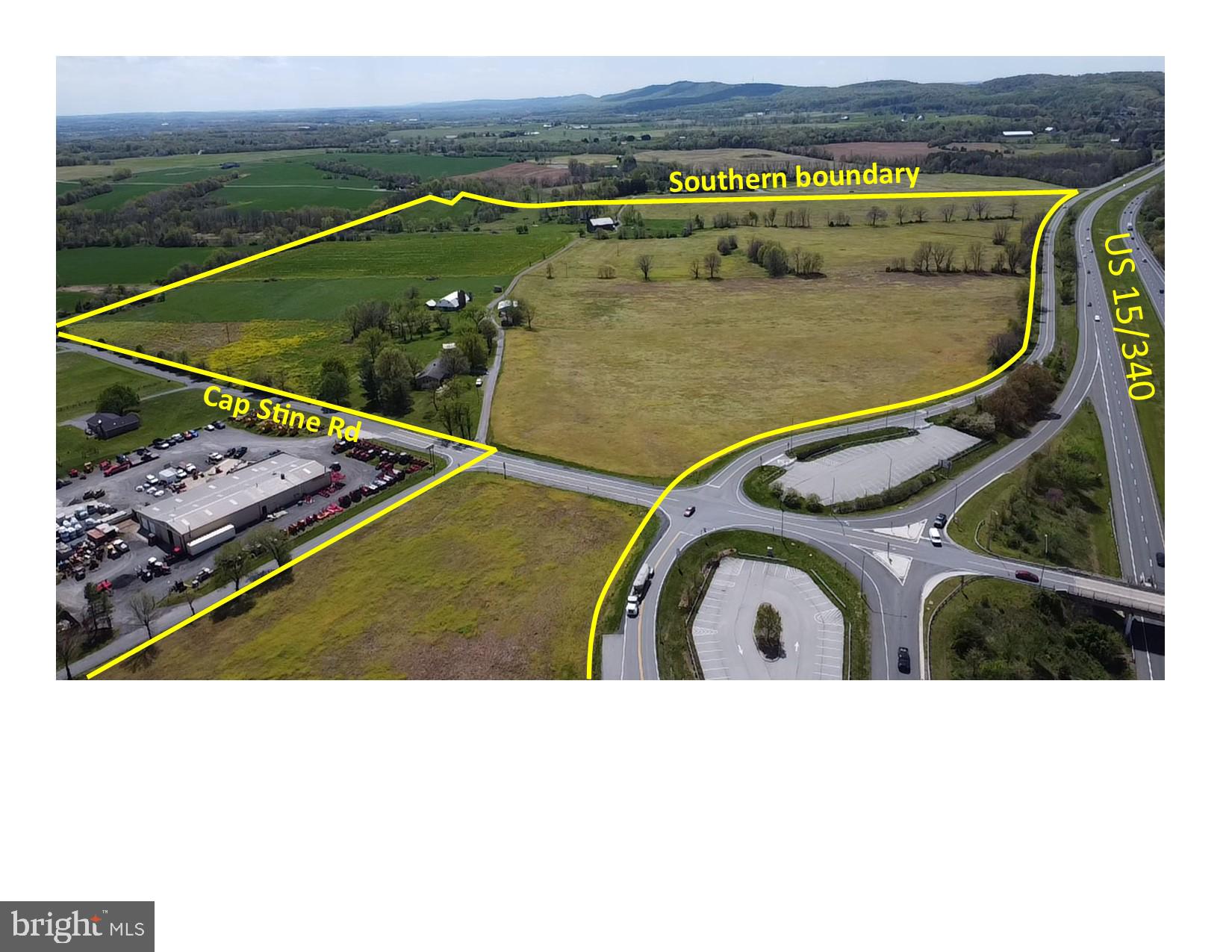 116 acre Property includes 2 separate tax parcels, both tax records posted in documents.   Opportunity is knocking - beautiful farm just outside of the City of Frederick with all options available:   
(A) enter into a land preservation program; OR,
(B) develop into residential lots under existing Ag Zoning with potential yield of 9 lots and 2 remainder parcels under the ag cluster option; or potential yield of 6 lots and 2 remainder parcels under the standard development option; OR
(C) hold for potential future rezoning - Property is located at the US 15/350 interchange with Mount Zion Road; 2.5 miles south of the City of Frederick.

Currently a row crop and livestock farm, 93% of the land is categorized as Prime Soils and 6% is Farmland of Statewide Importance.   The Property includes a brick 3 BR, 2BA ranch style residence constructed in 1980, a 2 story frame residence constructed in 1860 (not occupied and needing full renovation), bank barn, dairy barn with bank to upper level, 3 bay machine shed, stone spring house, machine shed/corn crib, and several other agricultural buildings.   The Property is traversed by approximately 1,100 linear feet of the Renn Branch of Ballenger Creek; multiple springs on the Property form a tributary to the Renn Branch which provides another 900 linear feet of running water.