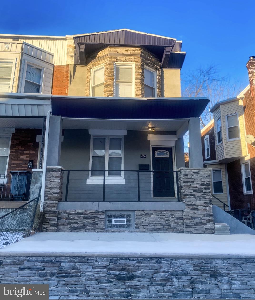 Be the envy of everyone—own this standout 5 bedroom, twin/semi-detached home in Philly’s Logan neighborhood! Easy access to Roosevelt Blvd puts the whole city within reach, plus you’re steps from the 5th Street shopping corridor, public transit, playgrounds, and more.
Curb appeal welcomes you with warm charm, custom built front with gray veneer stone , and breezes that make staycations irresistible. Step through the door to your cozy retreat with tons of natural light from new windows—into an impressive open-concept main level.
The living room dazzles with accent walls/ceiling, built-in shelving, entertainment wall, 85 inch Tv, linear fireplace, recessed lighting, and cable railings 
 The expanded island kitchen boasts black cabinetry, stainless steel appliances, pendant lights, granite counters, dishwasher, laundry room with washer and dryer included plus a convenient powder room.
The lower level is your private escape: bonus bedroom, full bath with glass doors huge stand up shower with a water fall shower system with wall jets, stand alone tub and LED mirror, and tv for relaxation while you soak, gas utilities along with a tankless hot water heater so that your hot water never runs out, and flexible space for a movie room, gym, or extra area.
Upstairs feels like a resort: primary suite with its own linear fireplace, matching the main level’s style, plus two spacious secondary bedrooms and a stunning hall bath with an 8 jet Jacuzzi, tv, and LED mirror.
Outside, enjoy a fenced rear yard, ample street parking, and your own side pull-in spot.
This home delivers luxury, space, and location—don’t miss it!