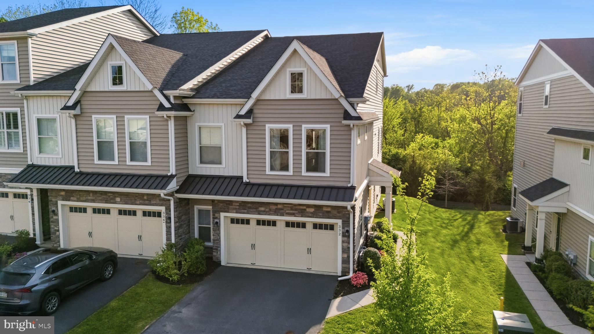 NEWLY finished lower level with full bathroom!  Located in the #5 Best High School in PA, Unionville-Chadds Ford School District, this beautifully designed townhome offers a layout that truly sets it apart. Featuring 3 bedrooms, 3.5 baths, and a 2-car garage, the home blends modern style, functionality, and flexibility across multiple levels.
The main living level is anchored by an open-concept kitchen and living space, along with a spacious primary suite conveniently located on the same floor, an increasingly rare and desirable feature that offers easy everyday living. Upstairs, you’ll find two additional bedrooms, a full bath, and a versatile loft space ideal for a home office, media room, playroom, or workout area.
The lower level adds even more flexibility with a full bath already in place and the potential to create additional finished living space. Thoughtfully designed with generous room sizes and a floor plan that feels anything but typical, this home offers low-maintenance living in one of Chester County’s most desirable locations...just minutes from Kennett Square, Longwood Gardens, shopping, dining, and major commuter routes. Limited warranty from builder transferrable to next buyer until 2030. This HOA covers the exterior roof replacement too! Maintenance-Free Living: The $310 HOA is a massive value-add covering roof replacement, gutter cleaning (2x yearly), exterior maintenance, trash/snow removal (including your driveway!), and professional landscaping. Why Wait? Don’t settle for a smaller interior unit when you can own the community’s premier layout with a view that will never be built over. Bonus - No local earned income tax in Walnut Walk!! Experience the Best Value in Kennett Square!