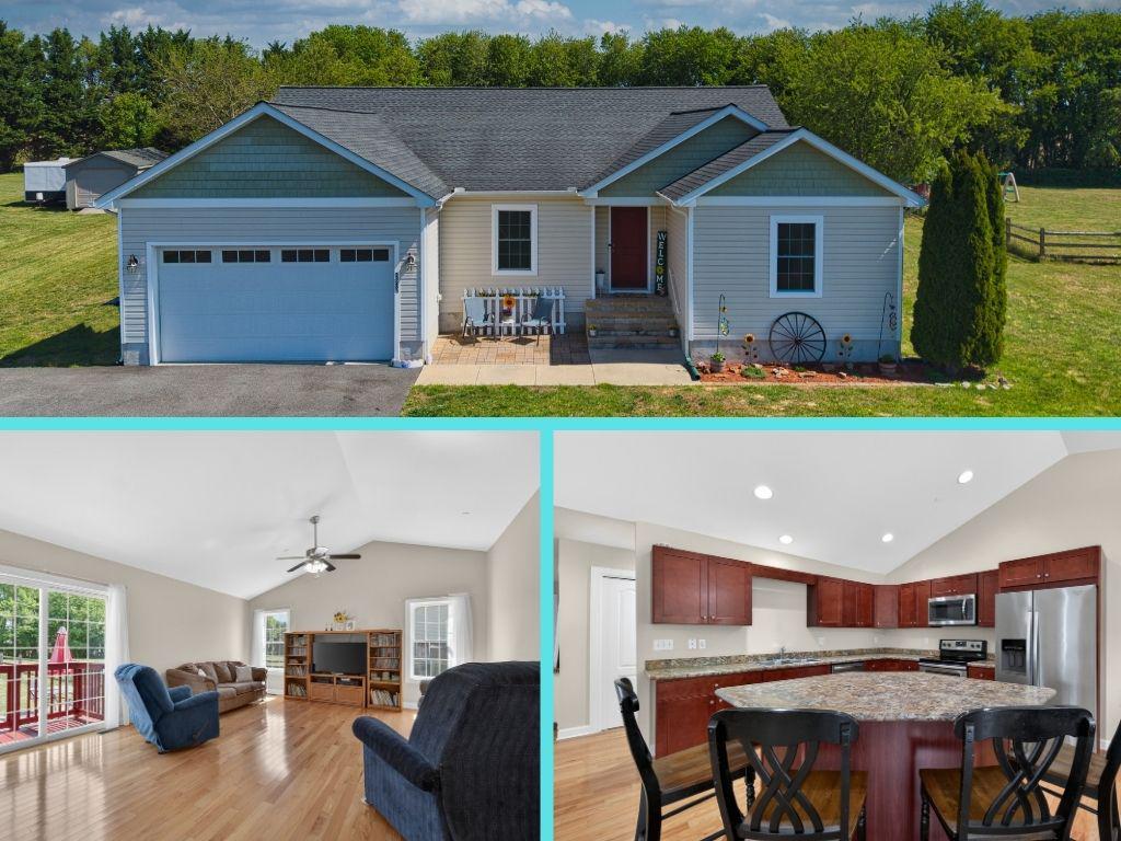 This charming ranch-style home in the desirable Magnolia Hill community offers a perfect blend of comfort and modern living. With 3 spacious bedrooms and 2 full bathrooms, the open floor plan with cathedral ceilings invites natural light, creating a warm and welcoming atmosphere. The eat-in kitchen features an island, ideal for casual meals, while the adjoining dining area is perfect for entertaining. With so much space in the kitchen the sellers chose to use the dining room as their home office. Set on a generous 1-acre lot, the property boasts a lovely garden view, providing a peaceful backdrop for relaxation. The community is known for its friendly neighbors and well-maintained surroundings. Local parks and recreational areas are just a short stroll away, offering ample opportunities for outdoor activities. This home is not just a place to live; it's a place to thrive. Experience the warmth and community spirit that Magnolia Hill has to offer!